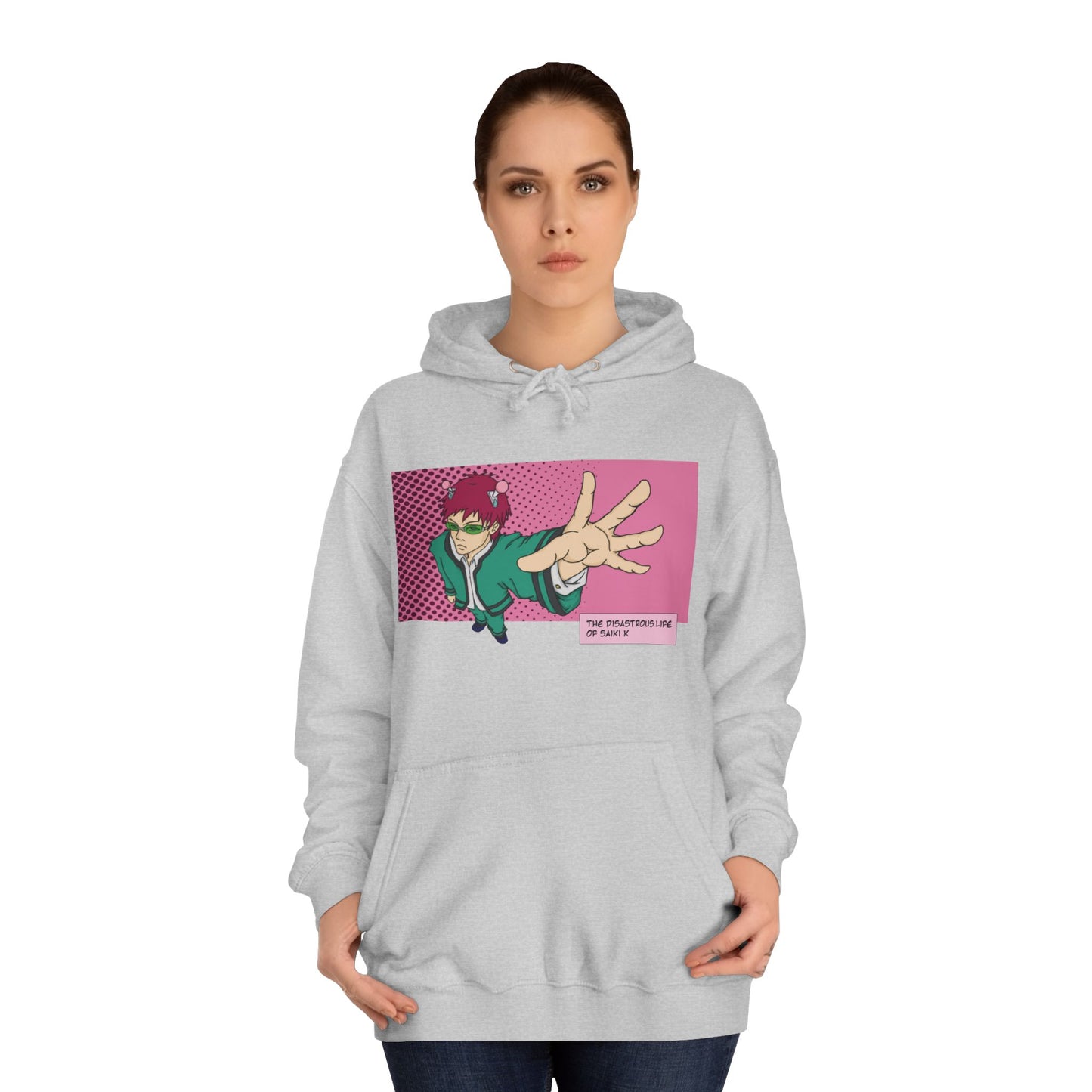 "Saiki" Unisex College Hoodie