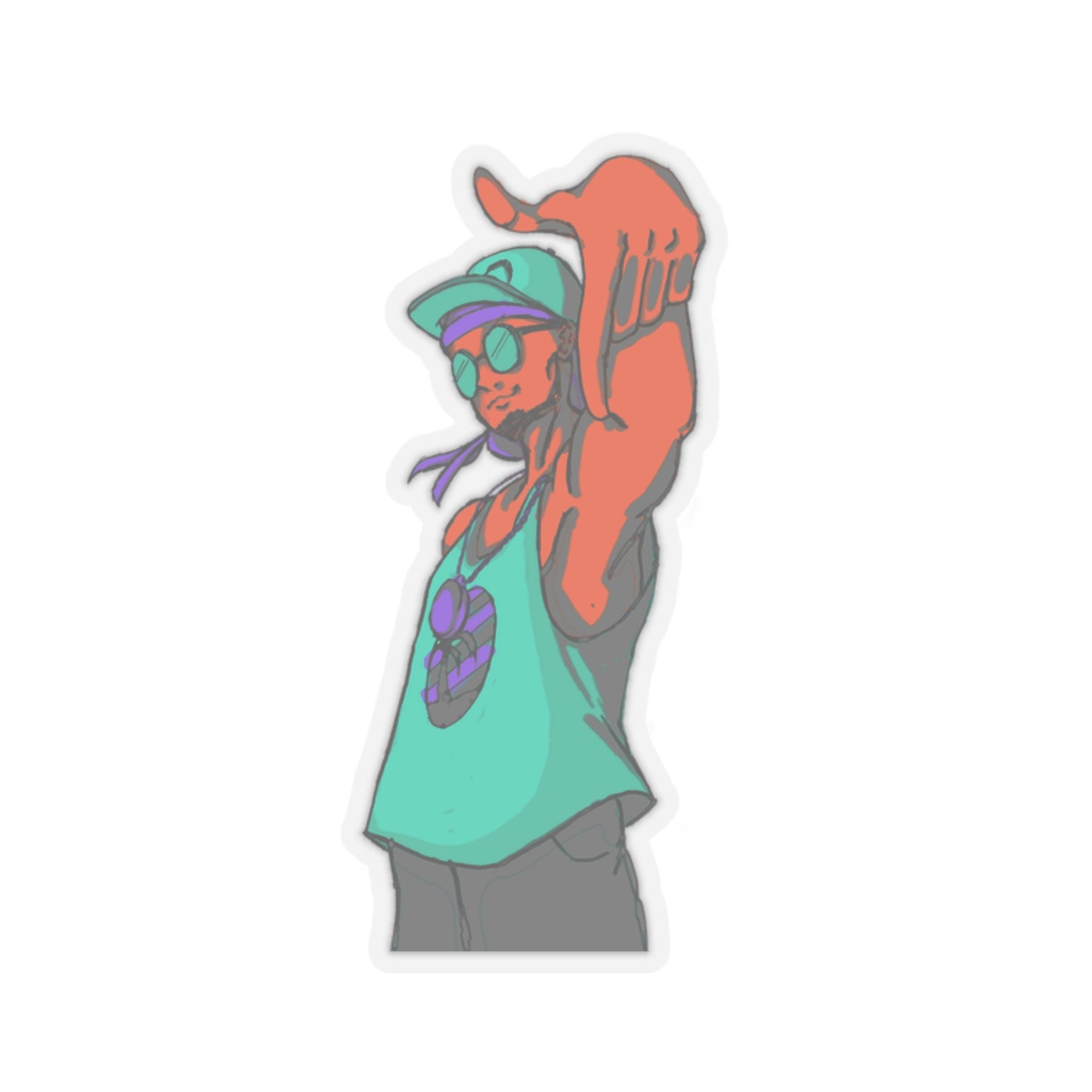 "D-Swag" Kiss-Cut Sticker