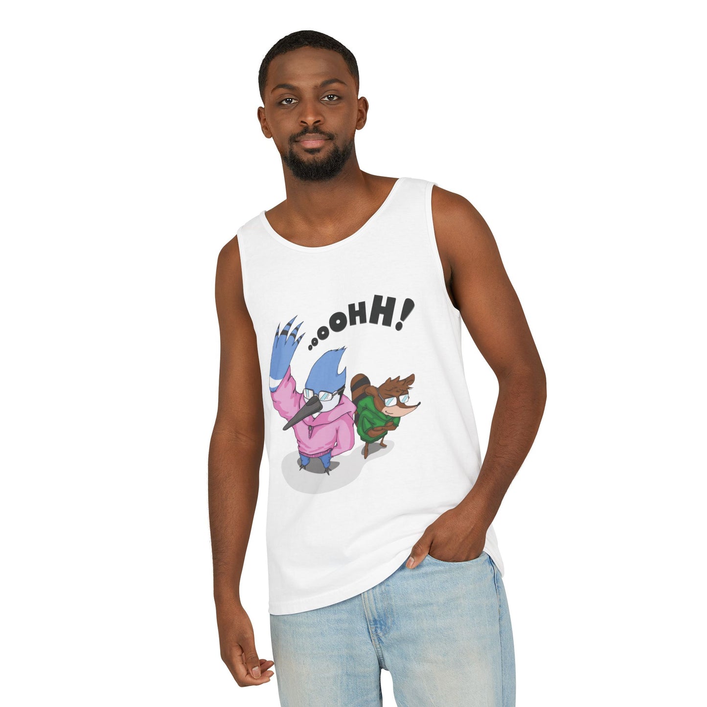 "Regular Show" Unisex Garment-Dyed Tank Top