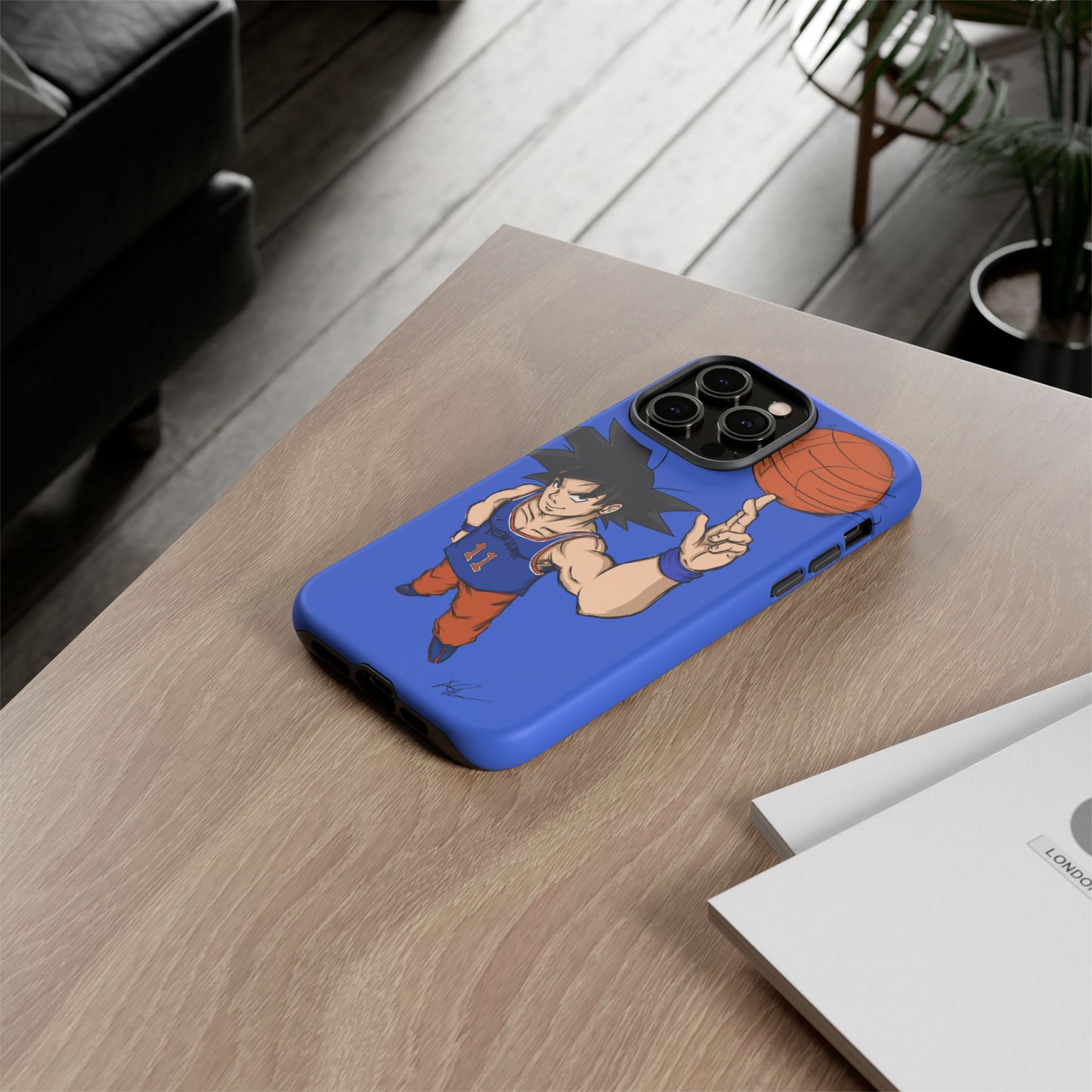 Phone Case — Knicks Goku Spinning Ball