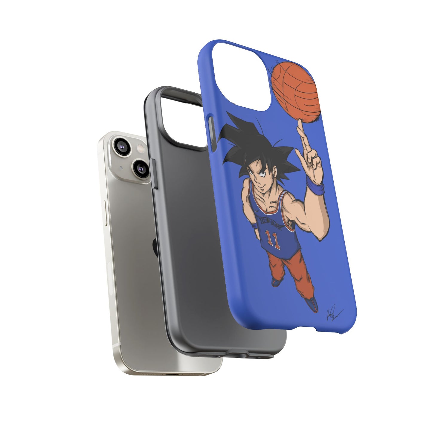 Phone Case — Knicks Goku Spinning Ball