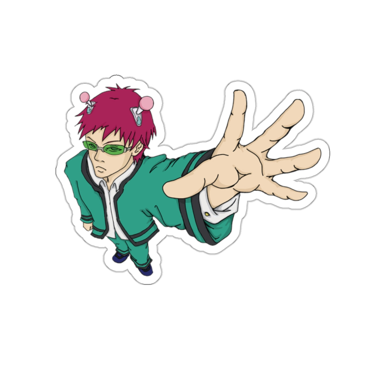 "The Disastrous Life of Saiki K" Kiss-Cut Stickers