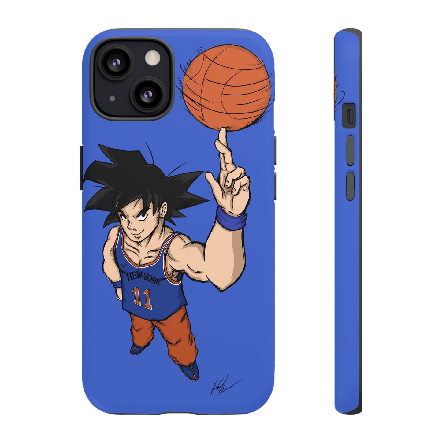 Phone Case — Knicks Goku Spinning Ball