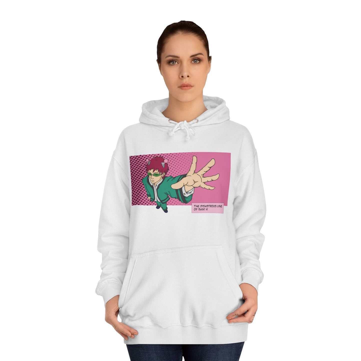 "Saiki" Unisex College Hoodie