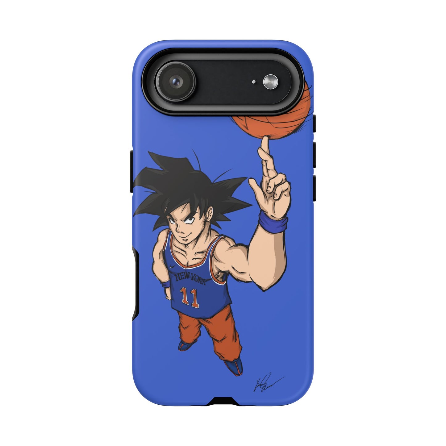 Phone Case — Knicks Goku Spinning Ball