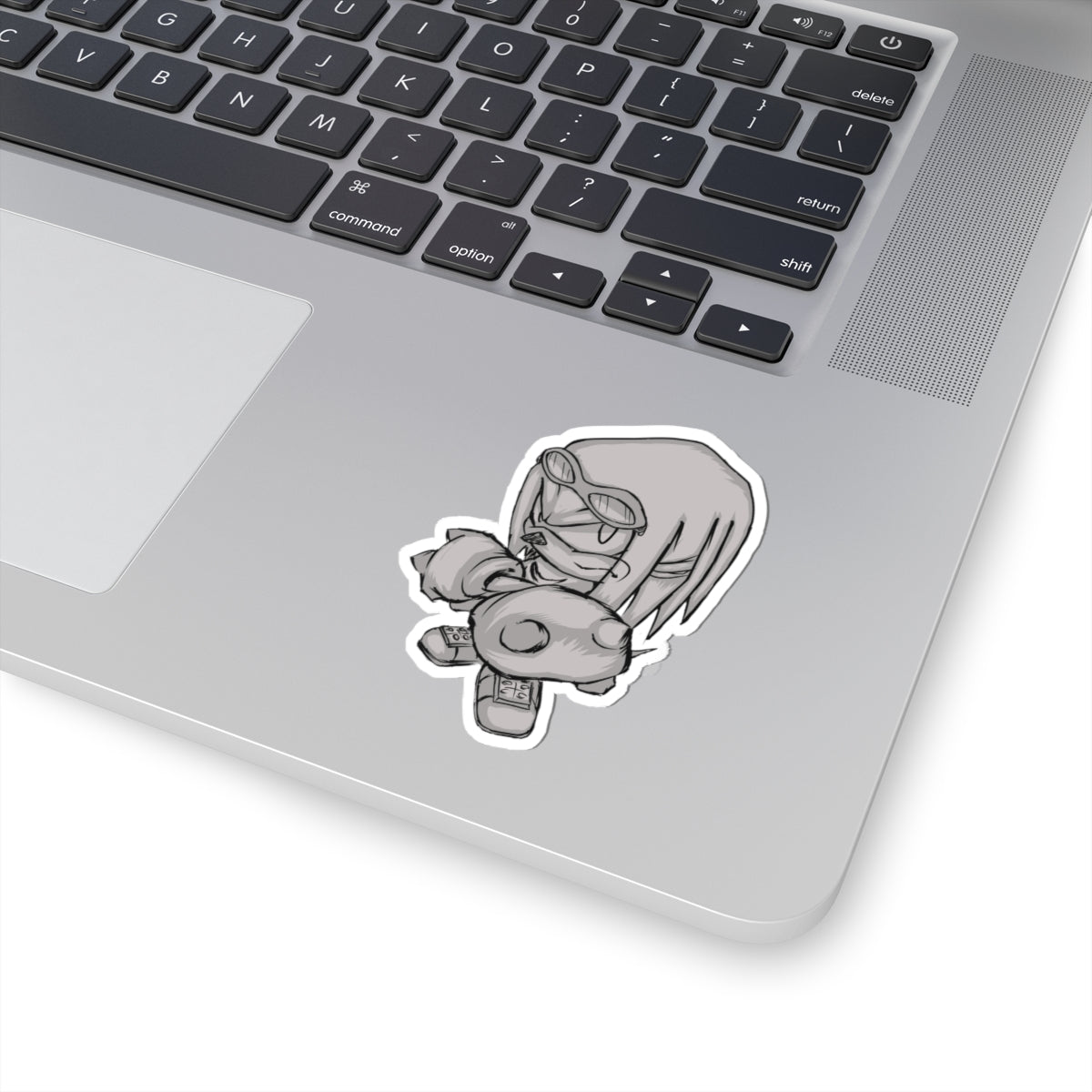 Cool Character Kiss-Cut Stickers, Laptop Decal, Fun Decoration, Gift for Gamers, Unique Party Favors, Trendy Art Stickers