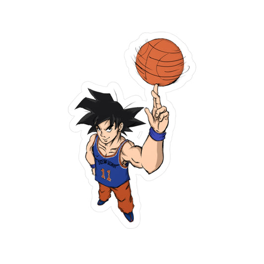 Knicks Goku Character Kiss-Cut Vinyl Sticker