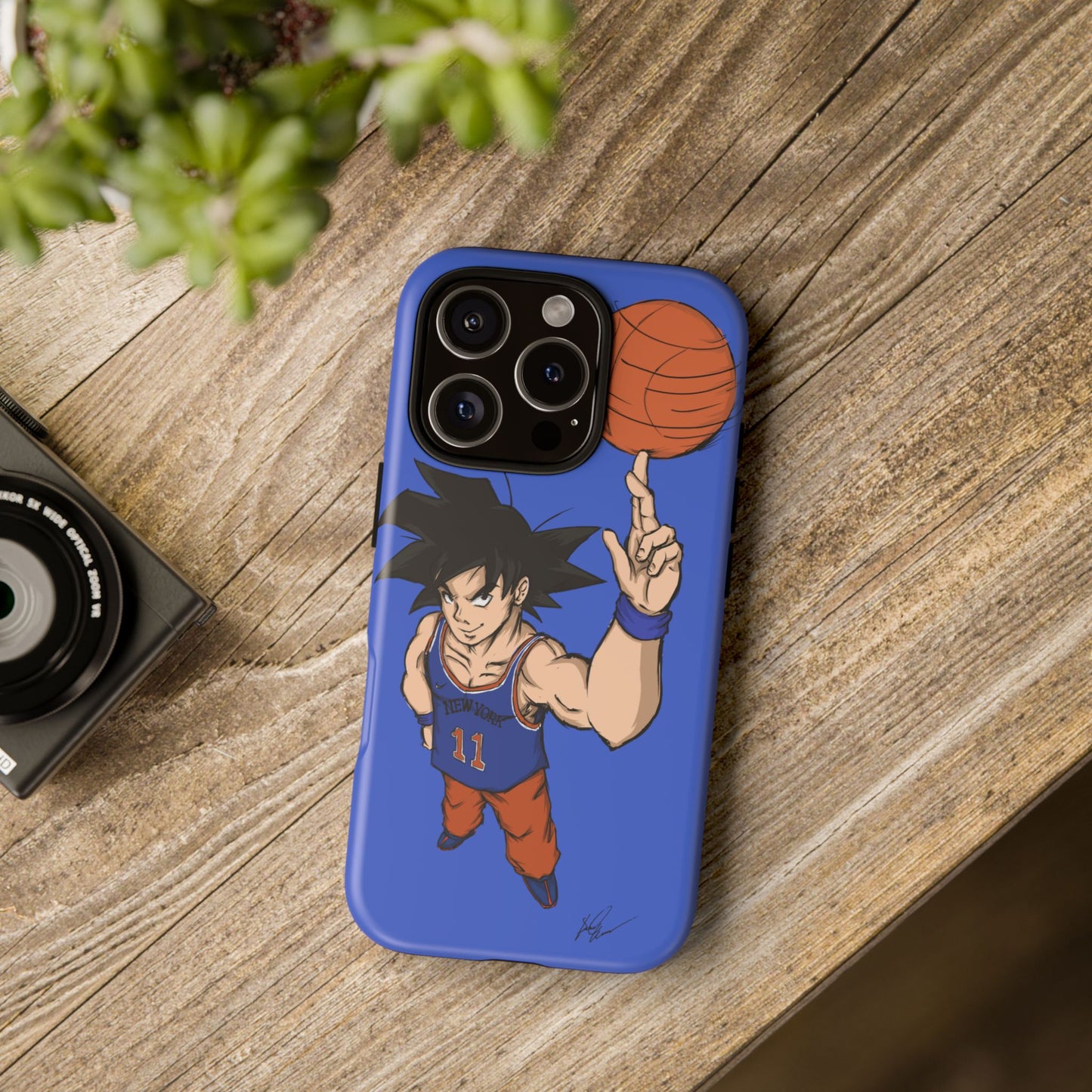Phone Case — Knicks Goku Spinning Ball