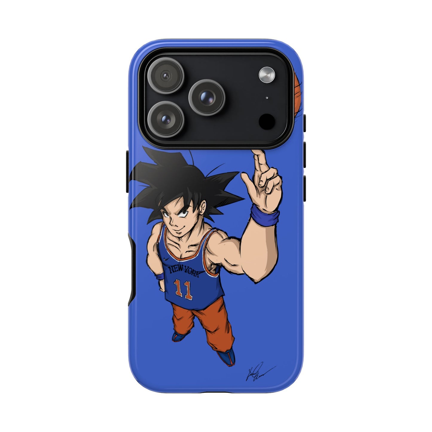 Phone Case — Knicks Goku Spinning Ball