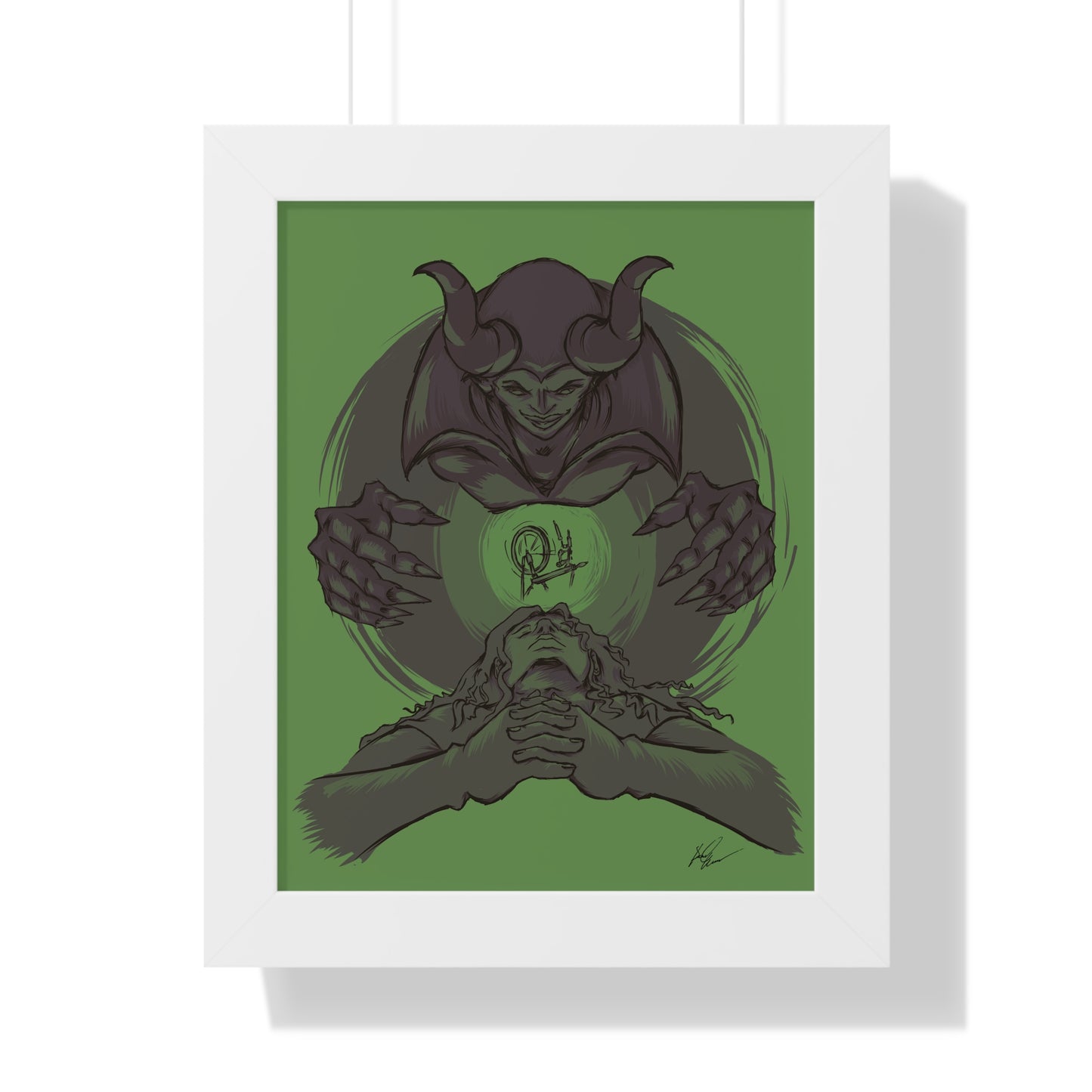 "Sleeping Beauty" Redesign- Framed Vertical Poster