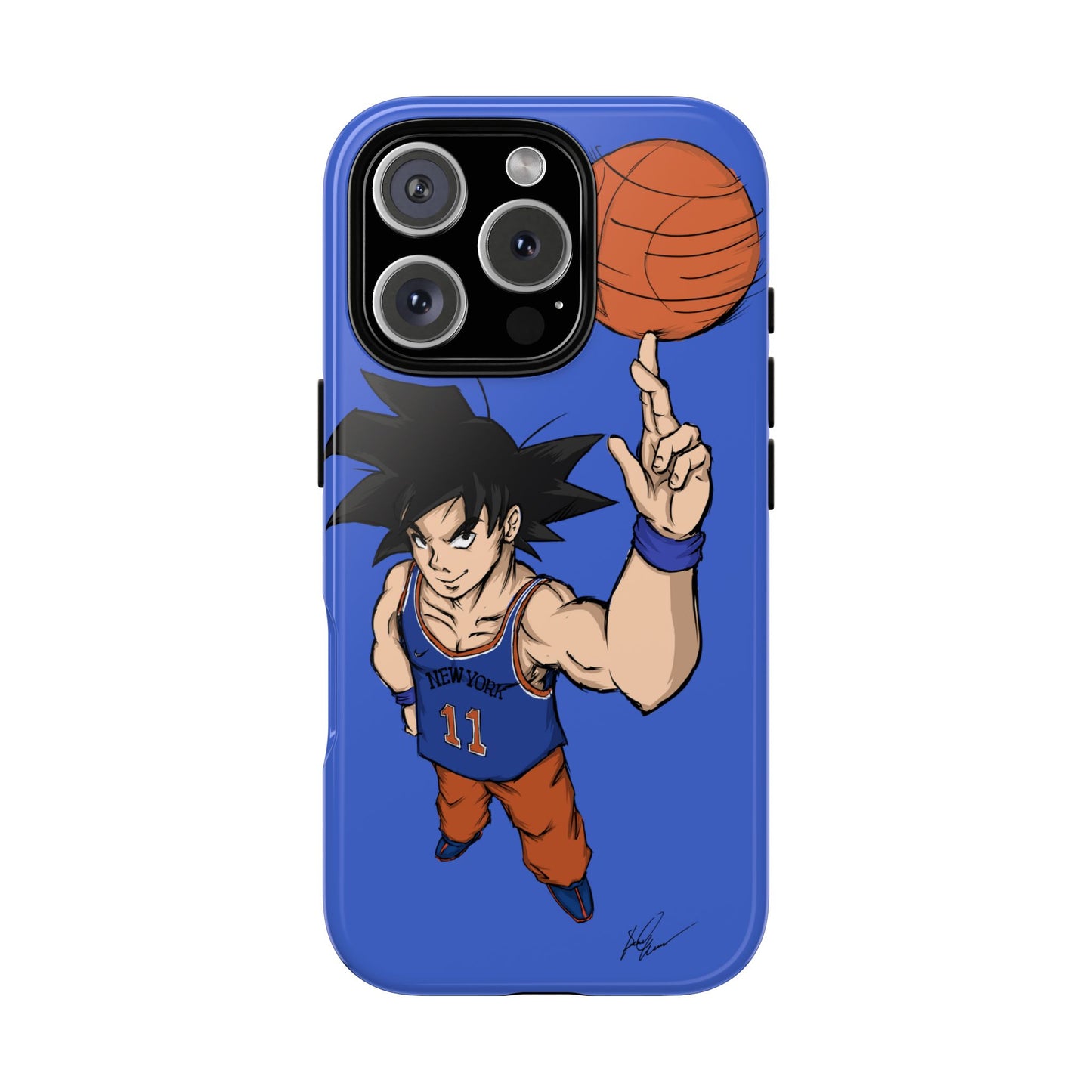 Phone Case — Knicks Goku Spinning Ball