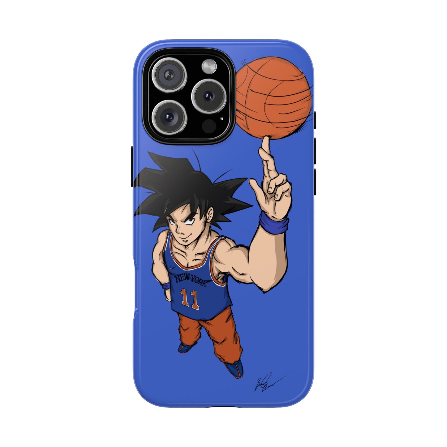Phone Case — Knicks Goku Spinning Ball