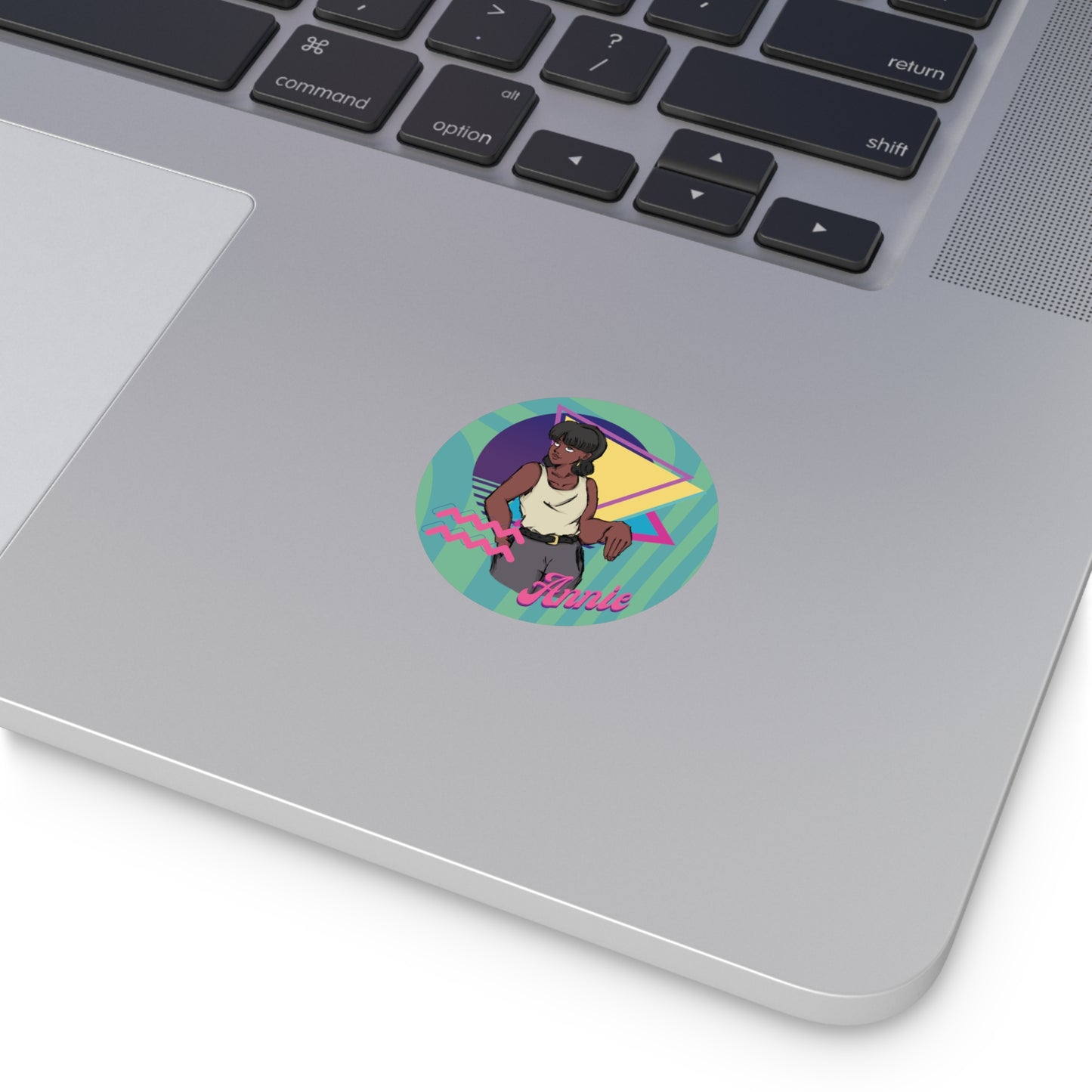 Retro Annie Vinyl Stickers - Colorful 80s Design