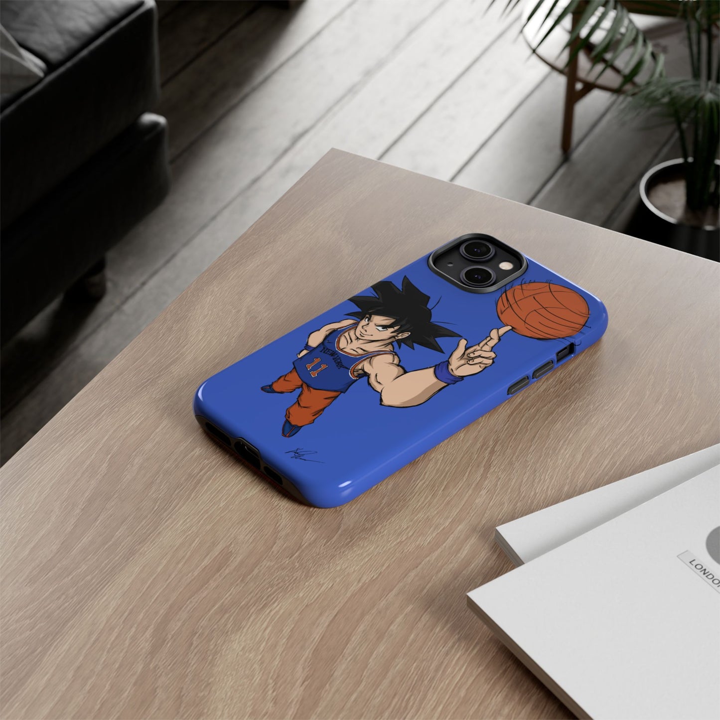 Phone Case — Knicks Goku Spinning Ball