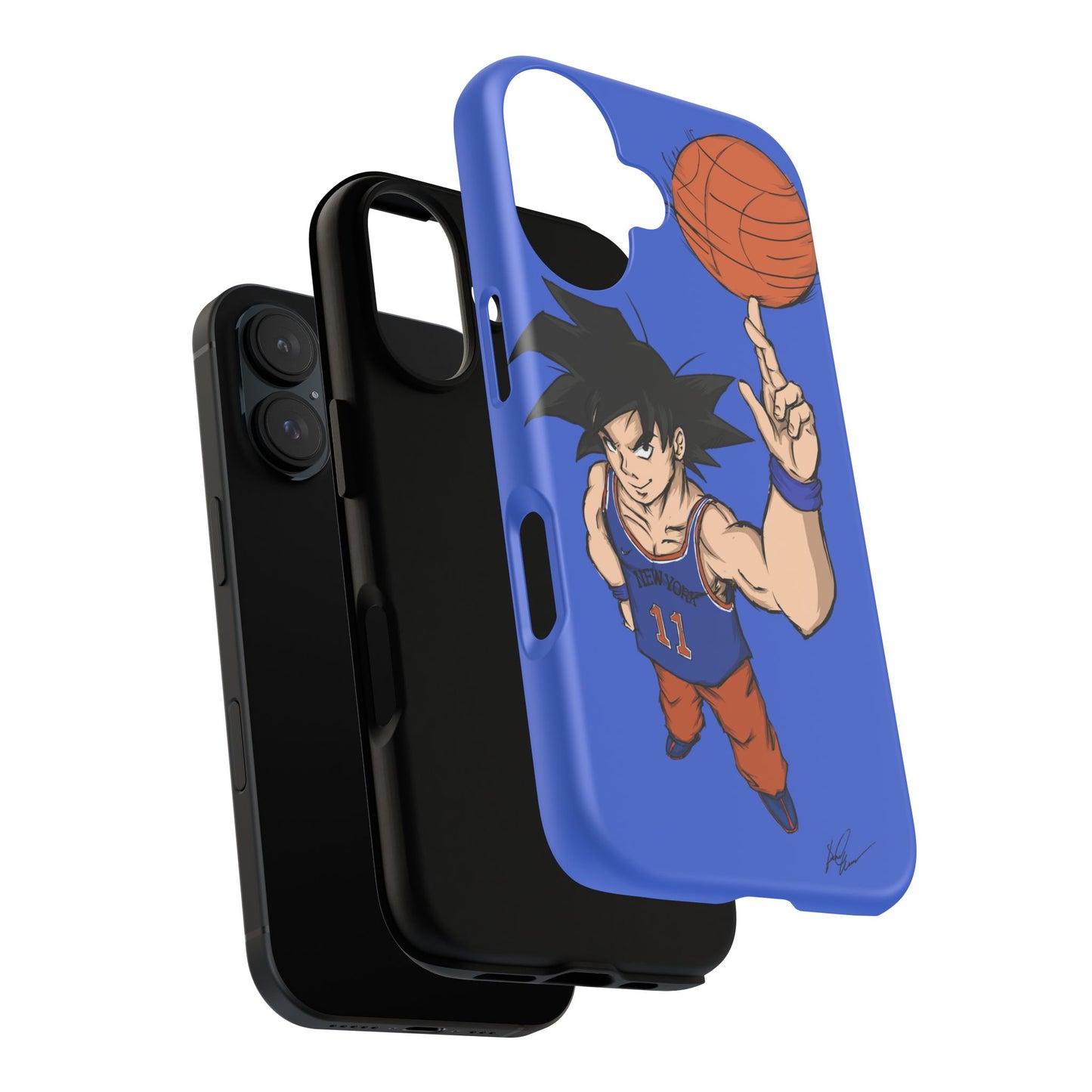 Phone Case — Knicks Goku Spinning Ball
