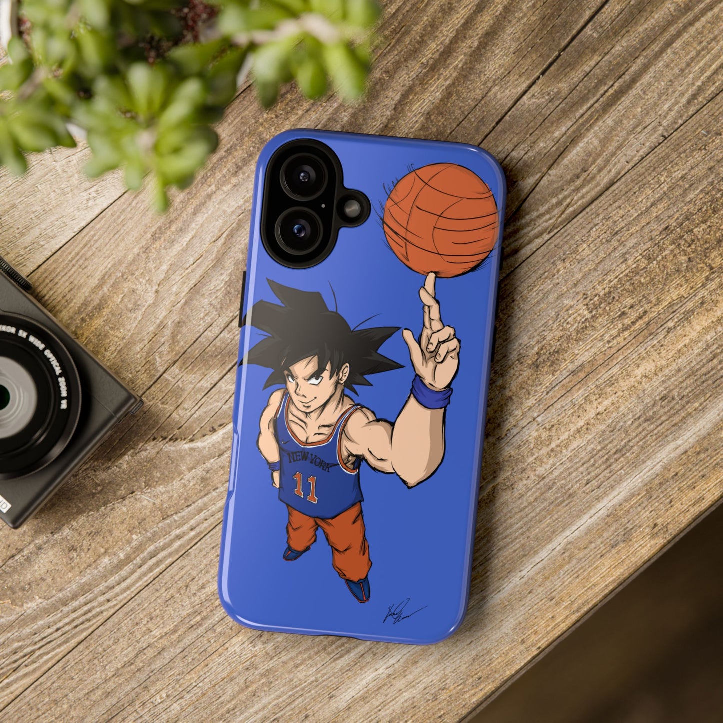 Phone Case — Knicks Goku Spinning Ball