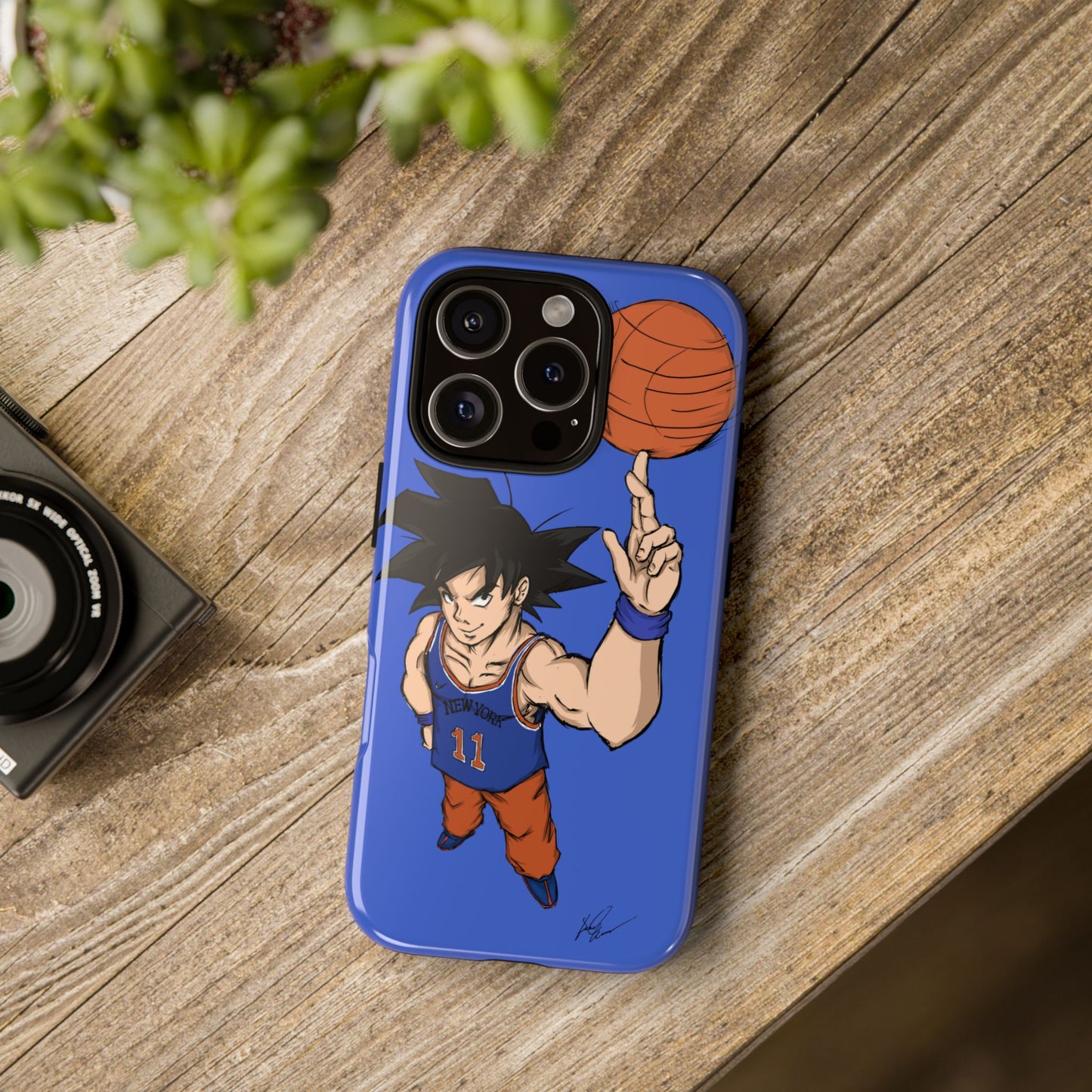 Phone Case — Knicks Goku Spinning Ball