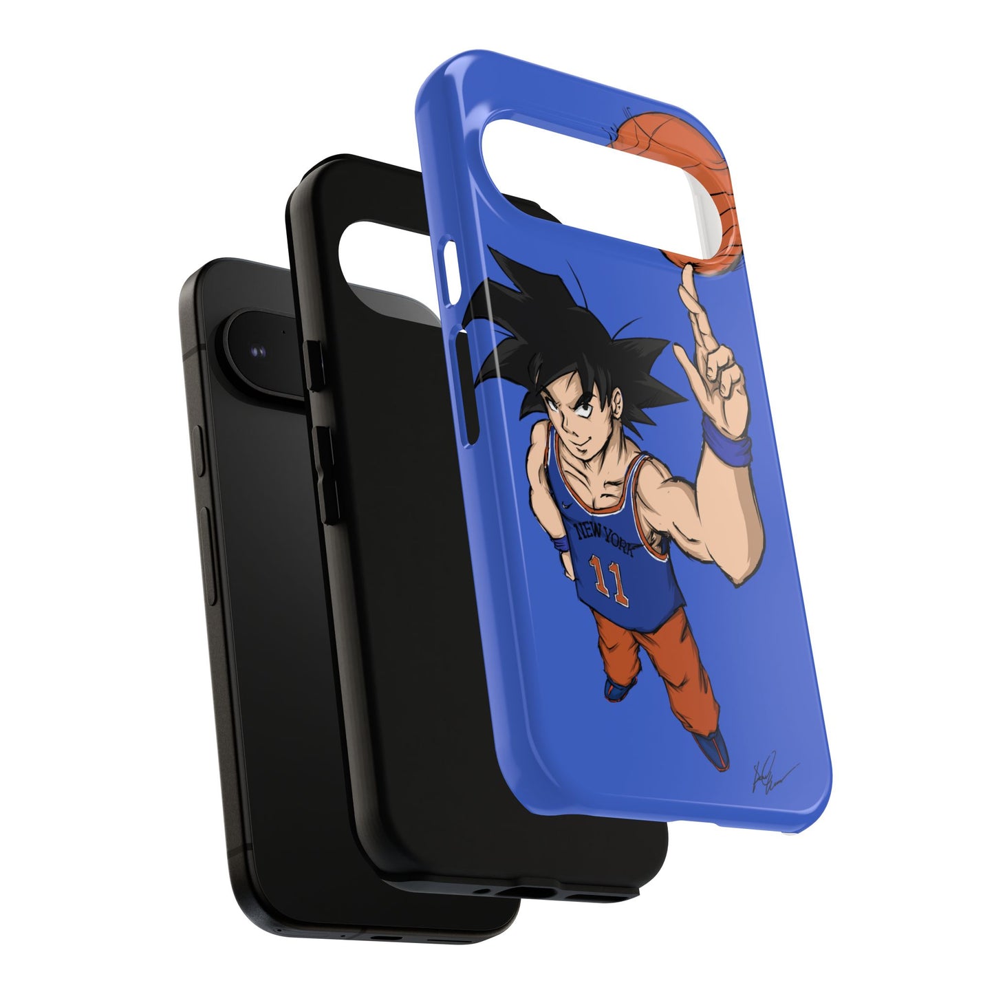 Phone Case — Knicks Goku Spinning Ball