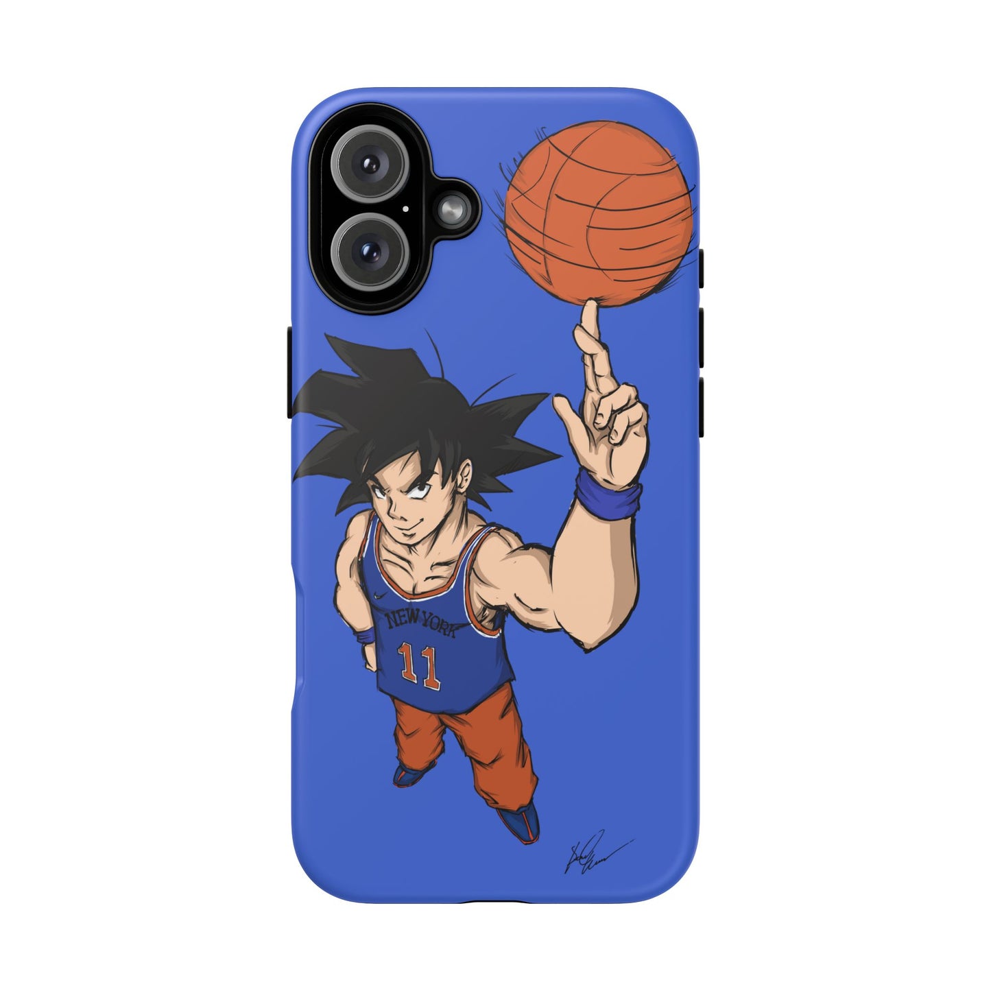 Phone Case — Knicks Goku Spinning Ball