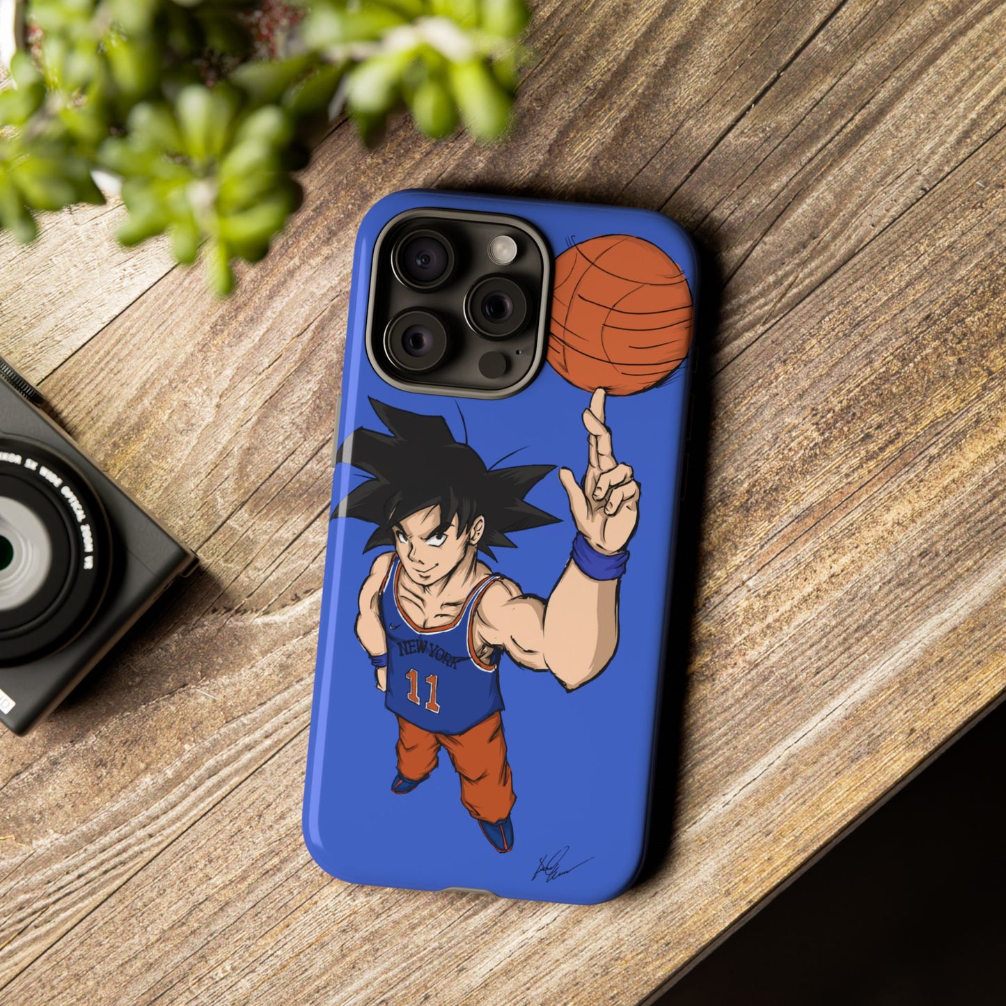 Phone Case — Knicks Goku Spinning Ball