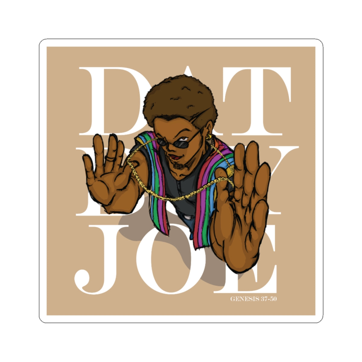 'DAT BOY JOE' Stylish Kiss-Cut Sticker  Art for Expressive Decor