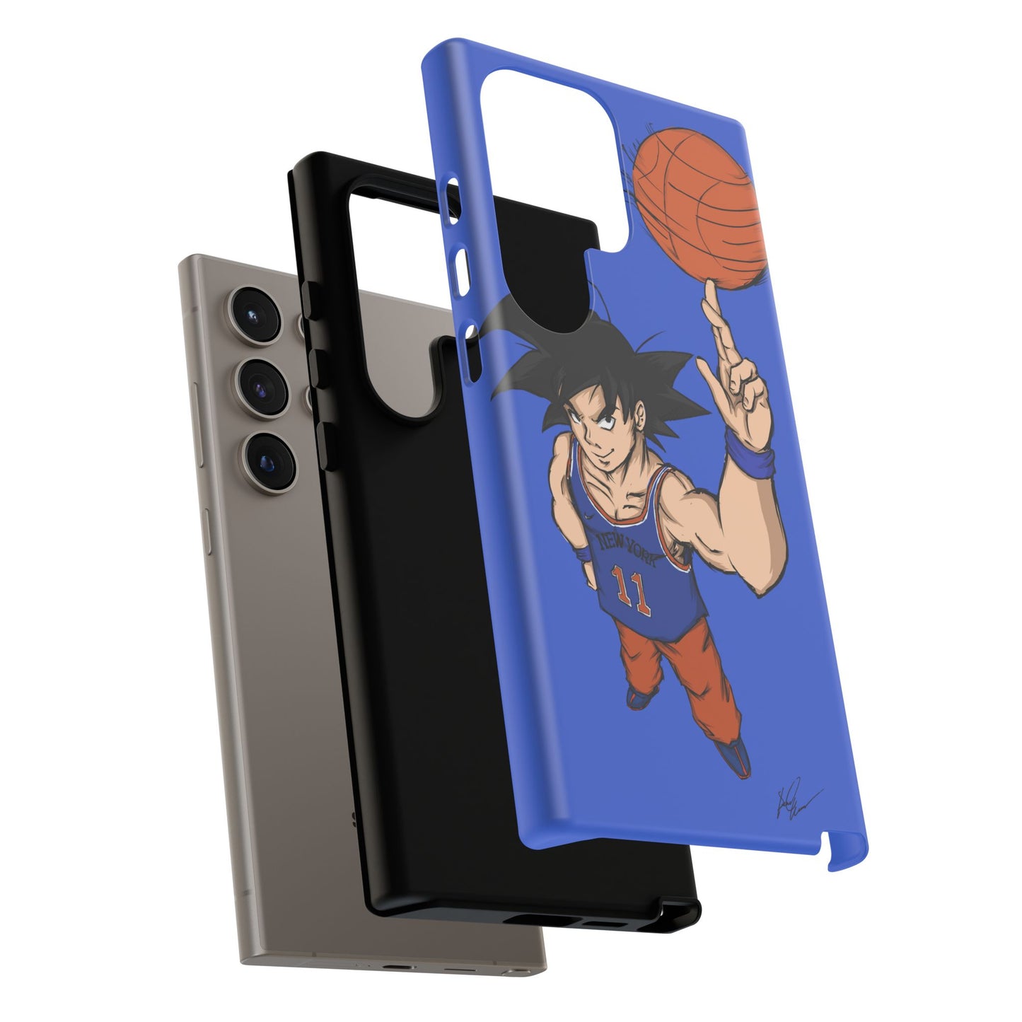 Phone Case — Knicks Goku Spinning Ball