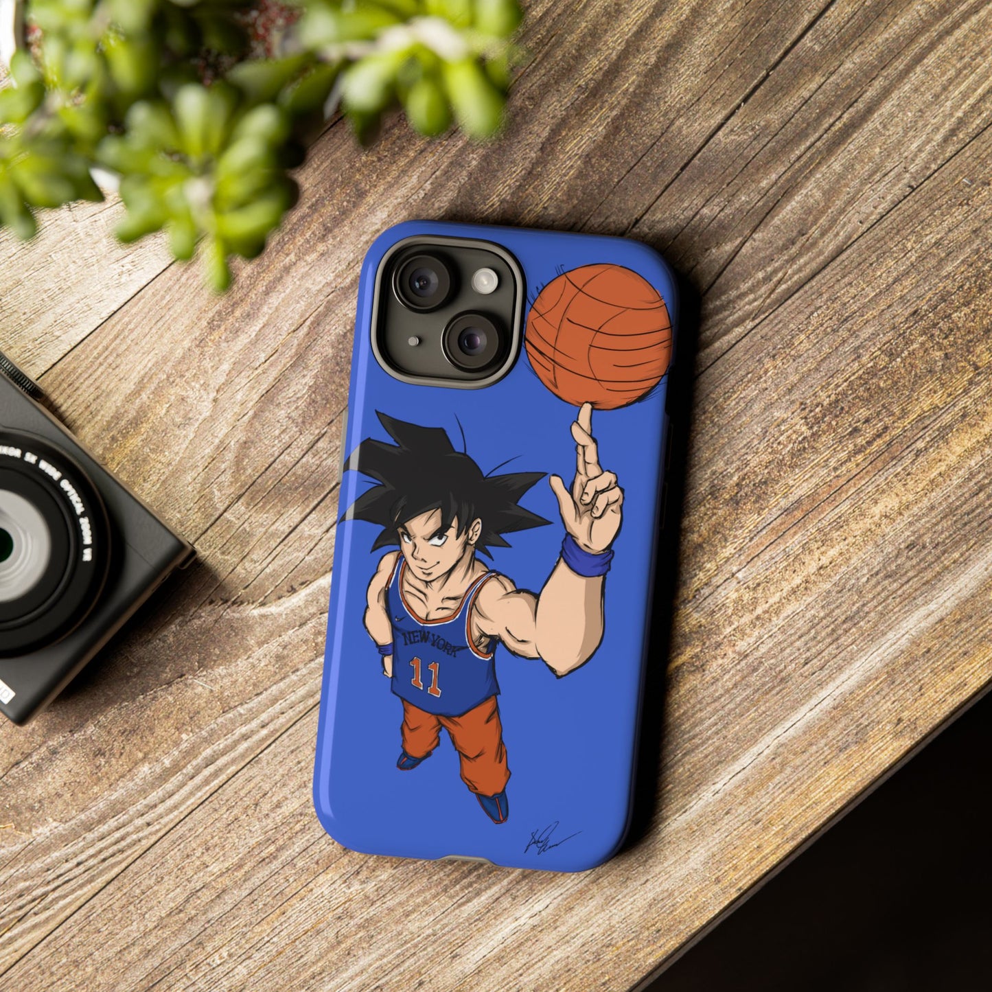 Phone Case — Knicks Goku Spinning Ball