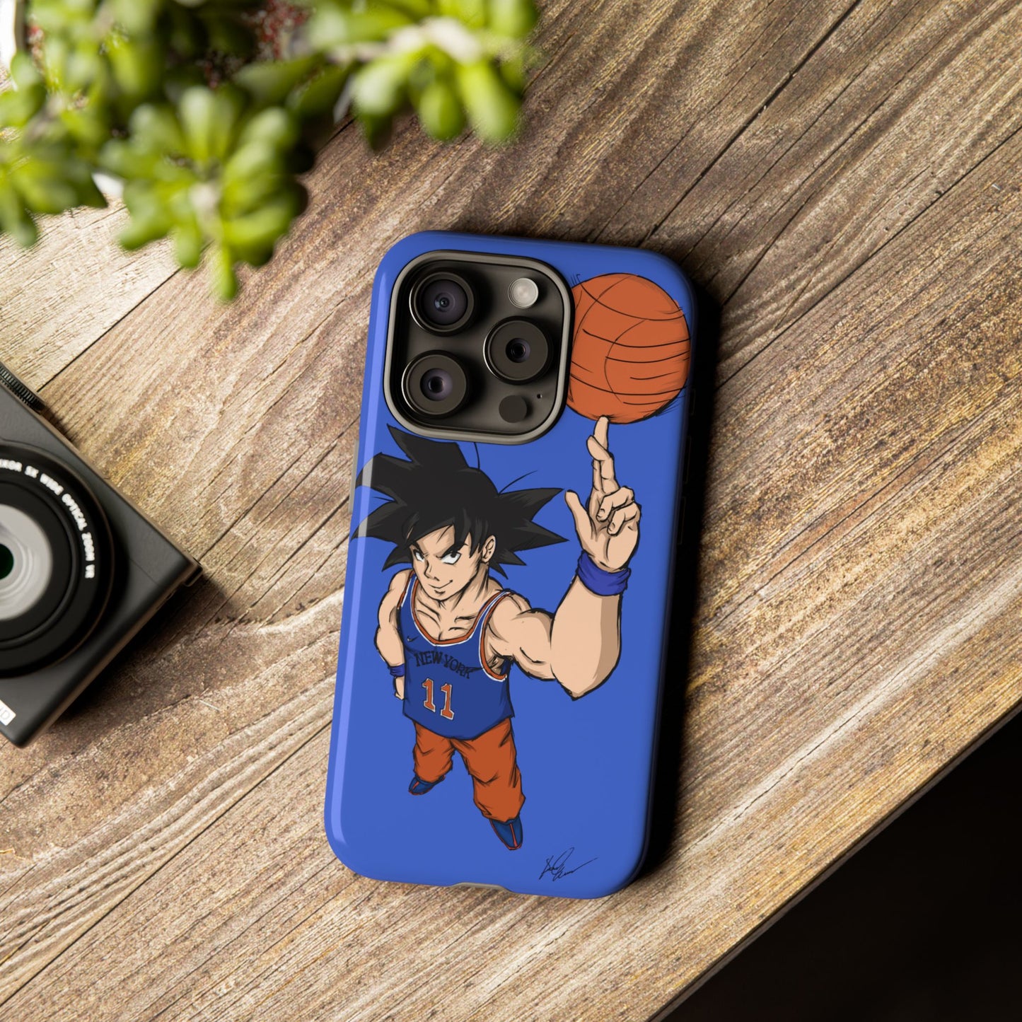 Phone Case — Knicks Goku Spinning Ball