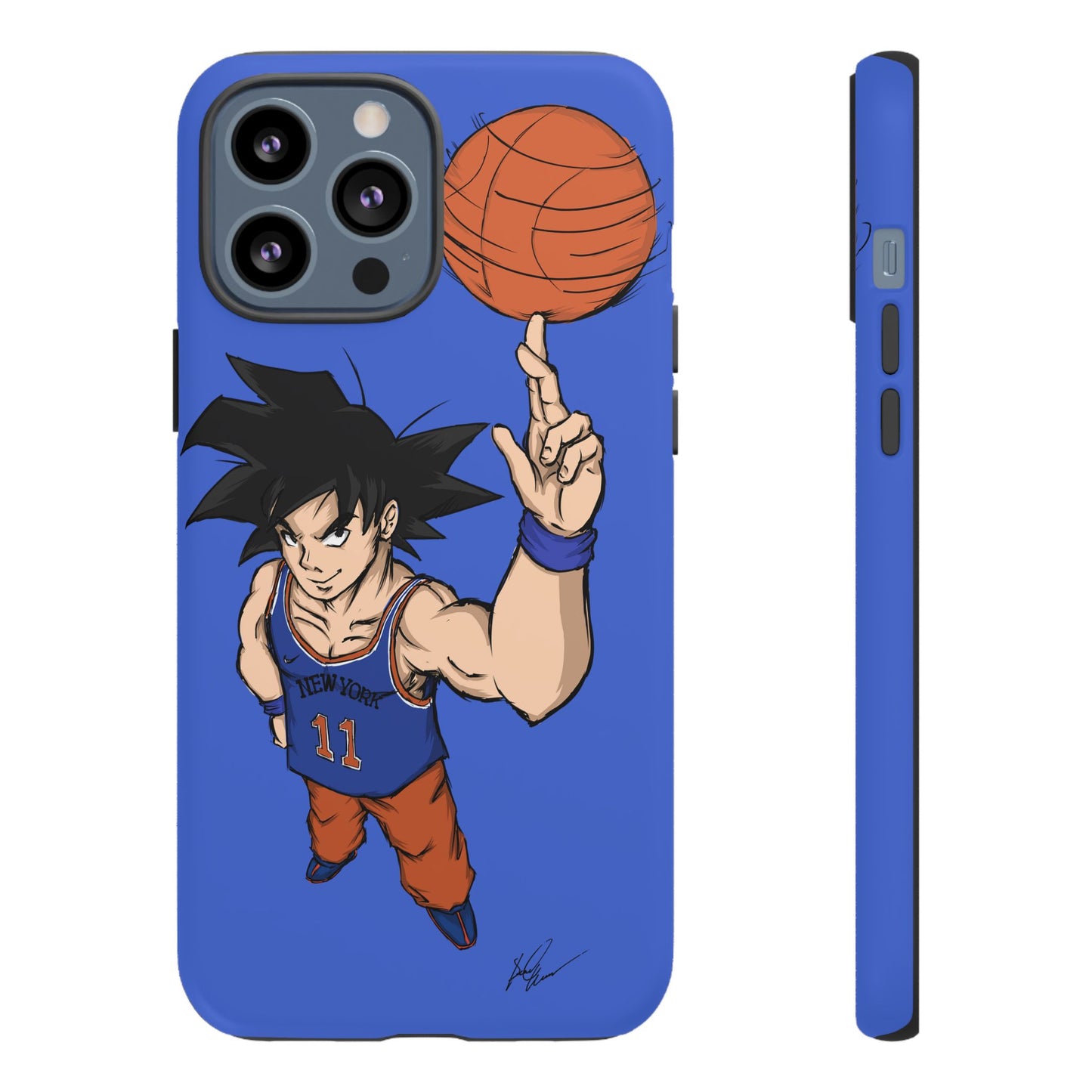 Phone Case — Knicks Goku Spinning Ball