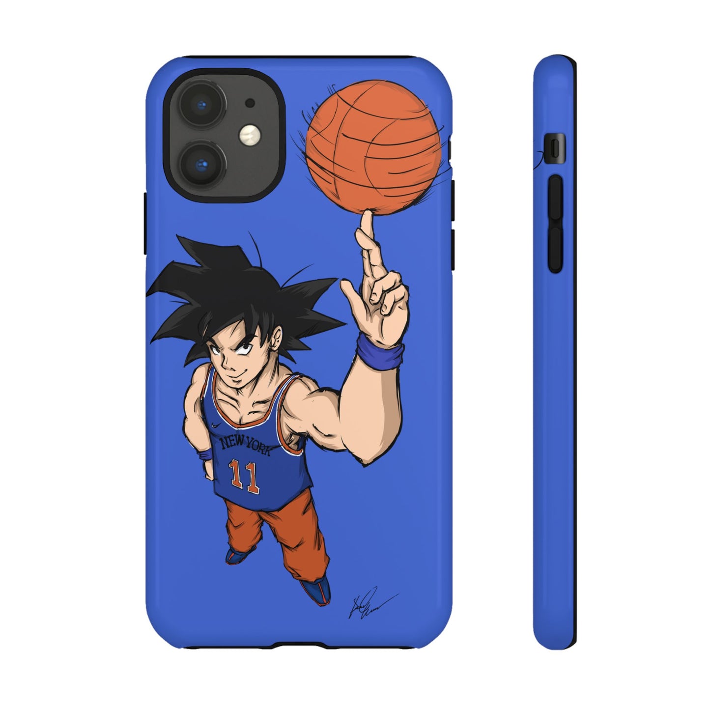 Phone Case — Knicks Goku Spinning Ball