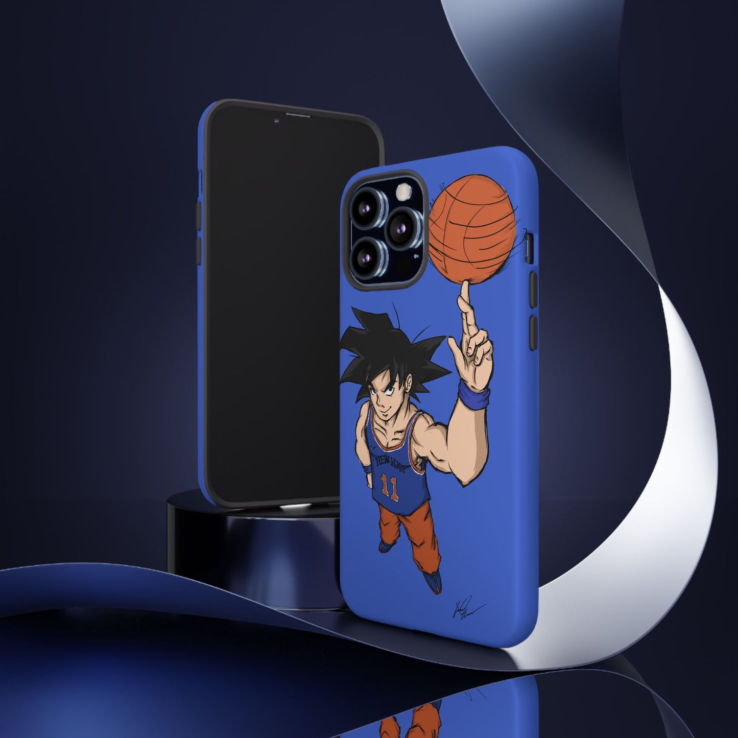 Phone Case — Knicks Goku Spinning Ball