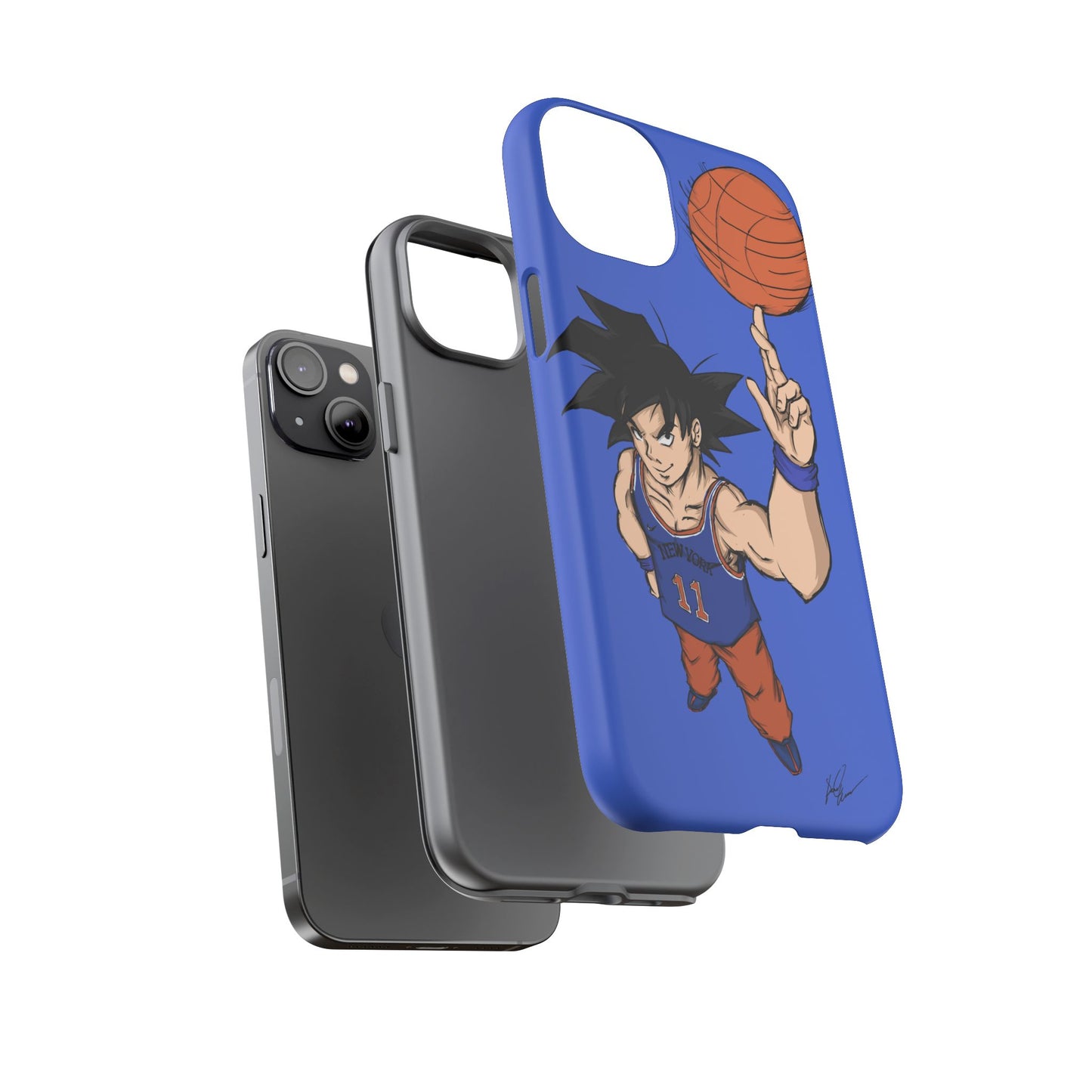 Phone Case — Knicks Goku Spinning Ball