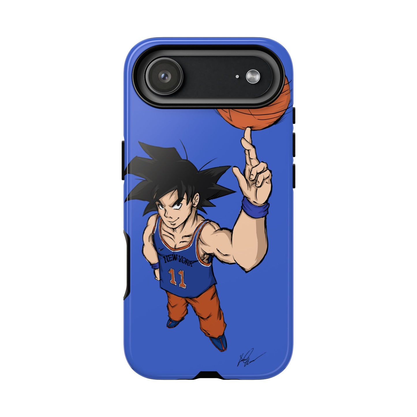 Phone Case — Knicks Goku Spinning Ball