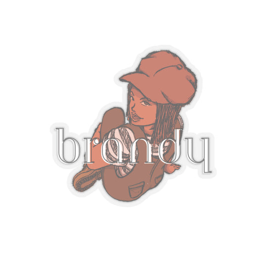 "Brandy" Orange Version Sticker
