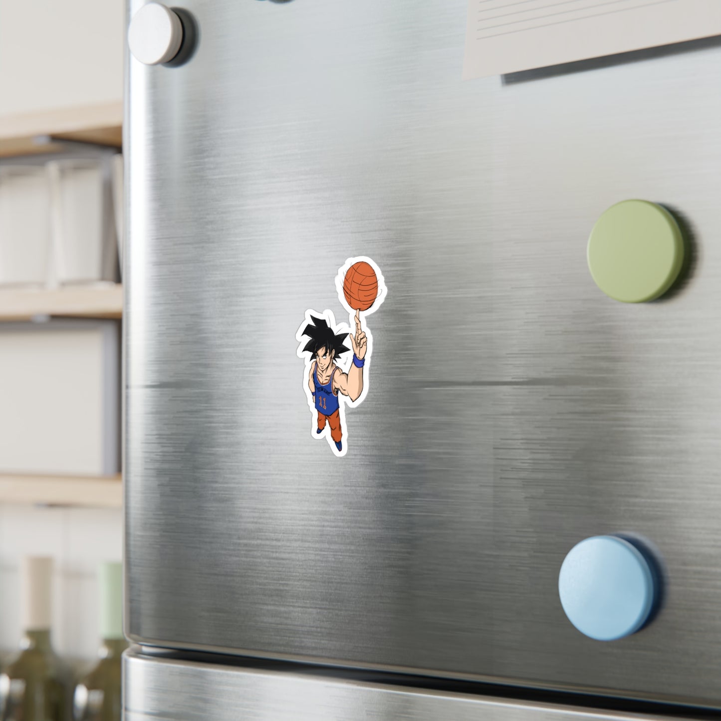 Knicks Goku Character Kiss-Cut Vinyl Sticker
