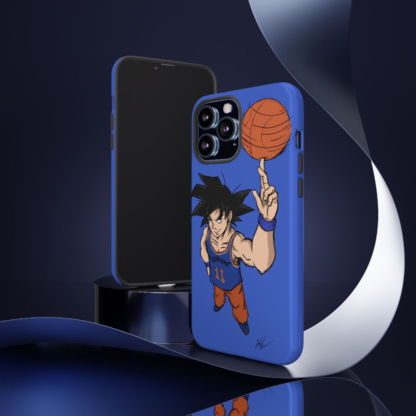 Phone Case — Knicks Goku Spinning Ball