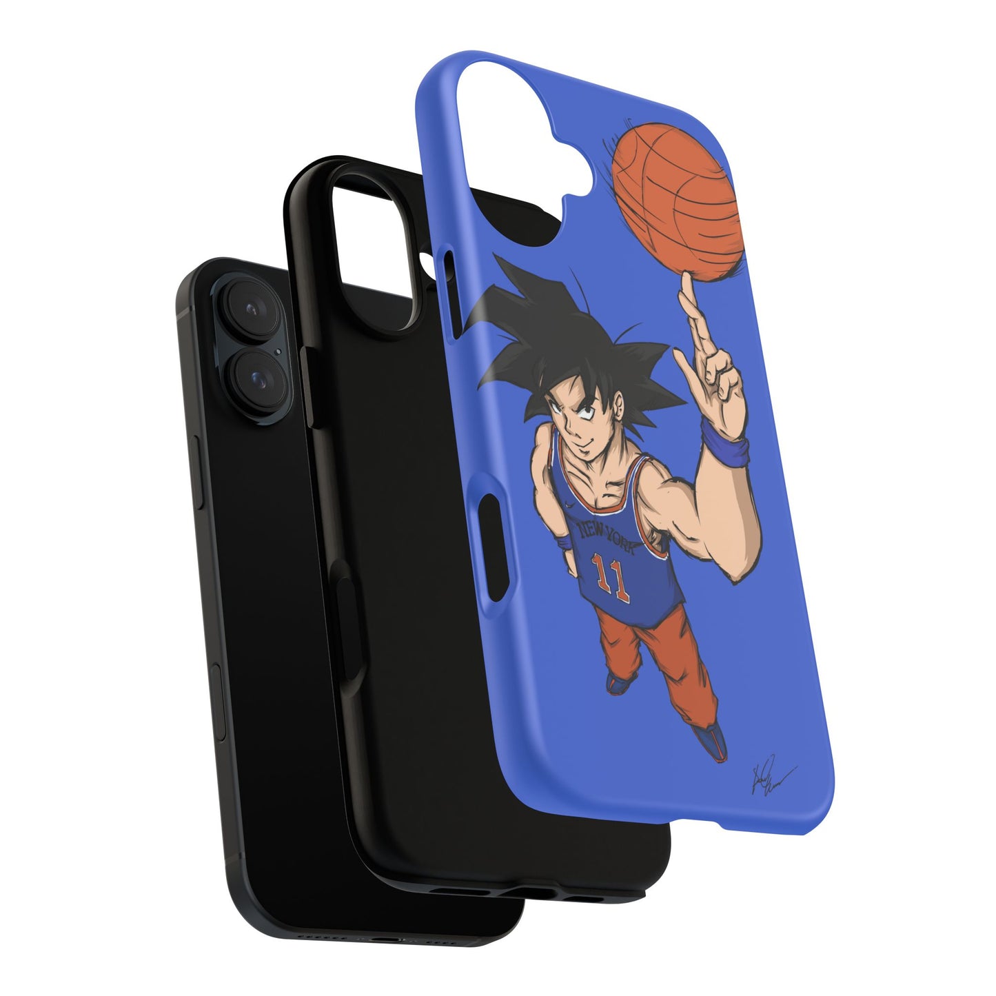 Phone Case — Knicks Goku Spinning Ball
