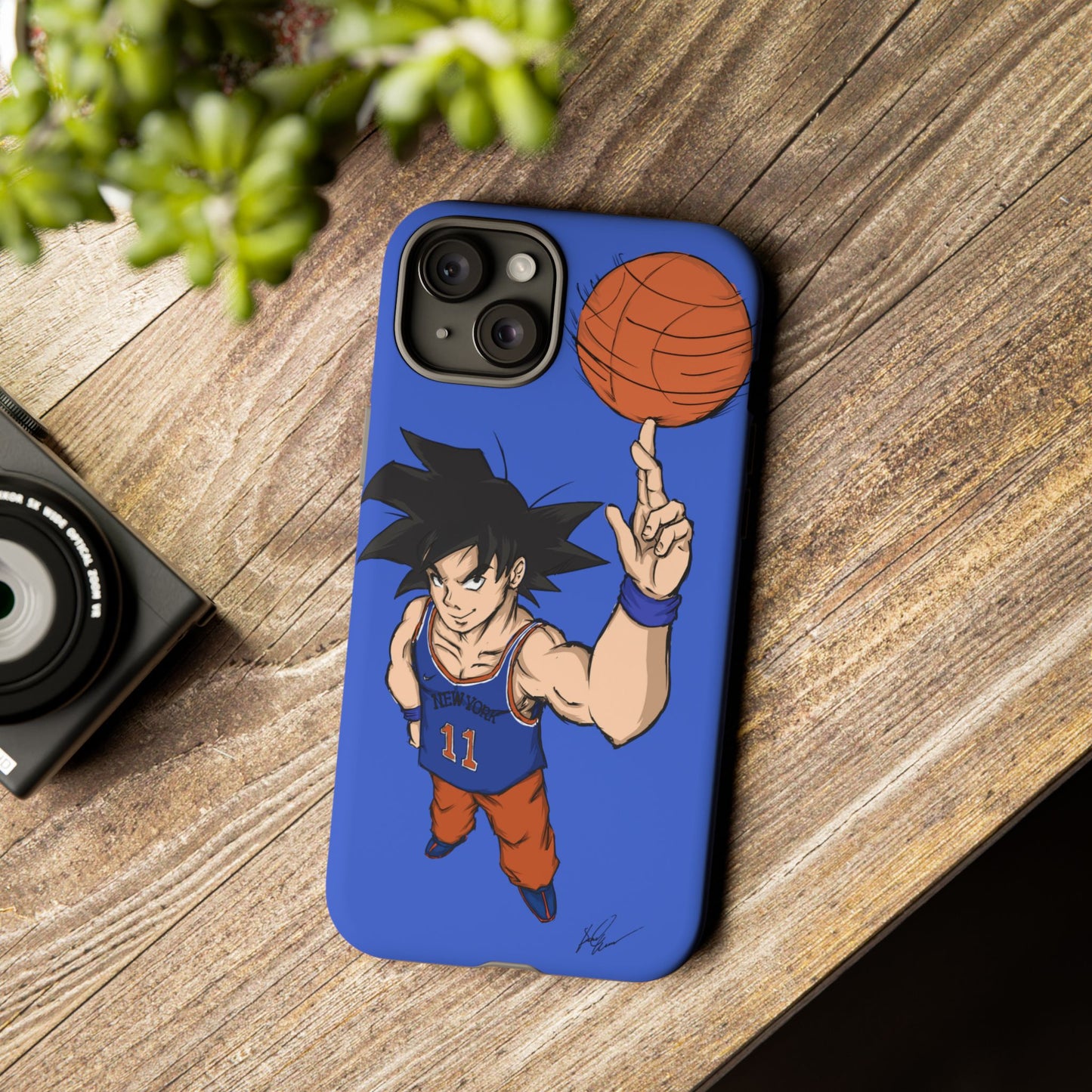 Phone Case — Knicks Goku Spinning Ball