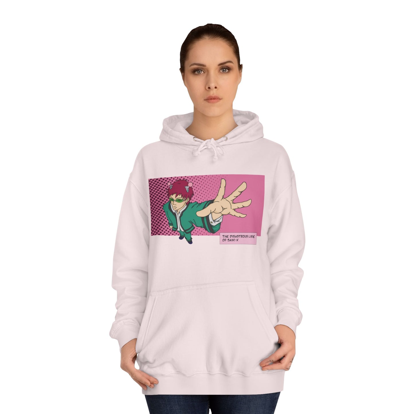 "Saiki" Unisex College Hoodie