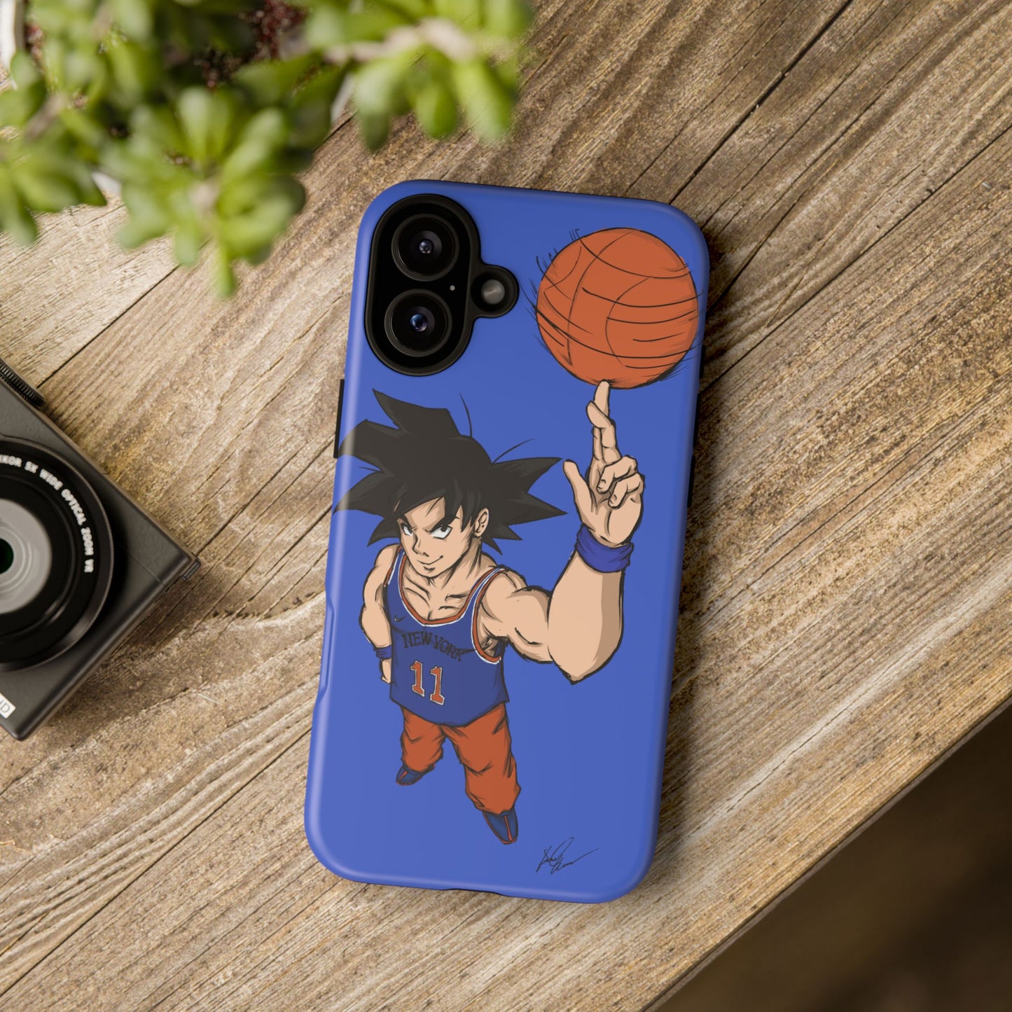 Phone Case — Knicks Goku Spinning Ball