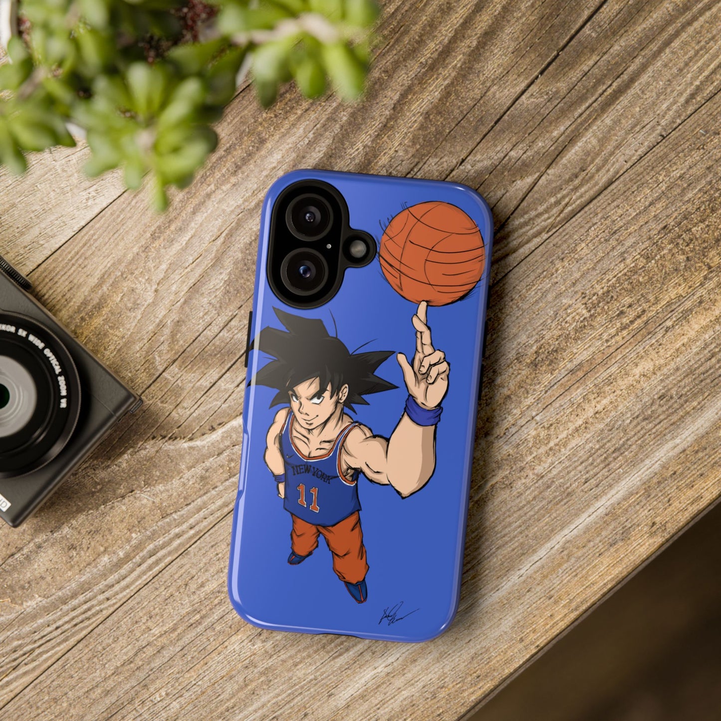 Phone Case — Knicks Goku Spinning Ball