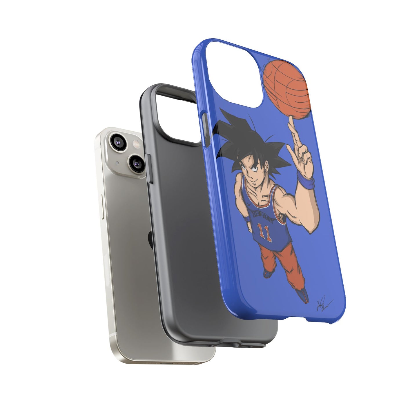 Phone Case — Knicks Goku Spinning Ball