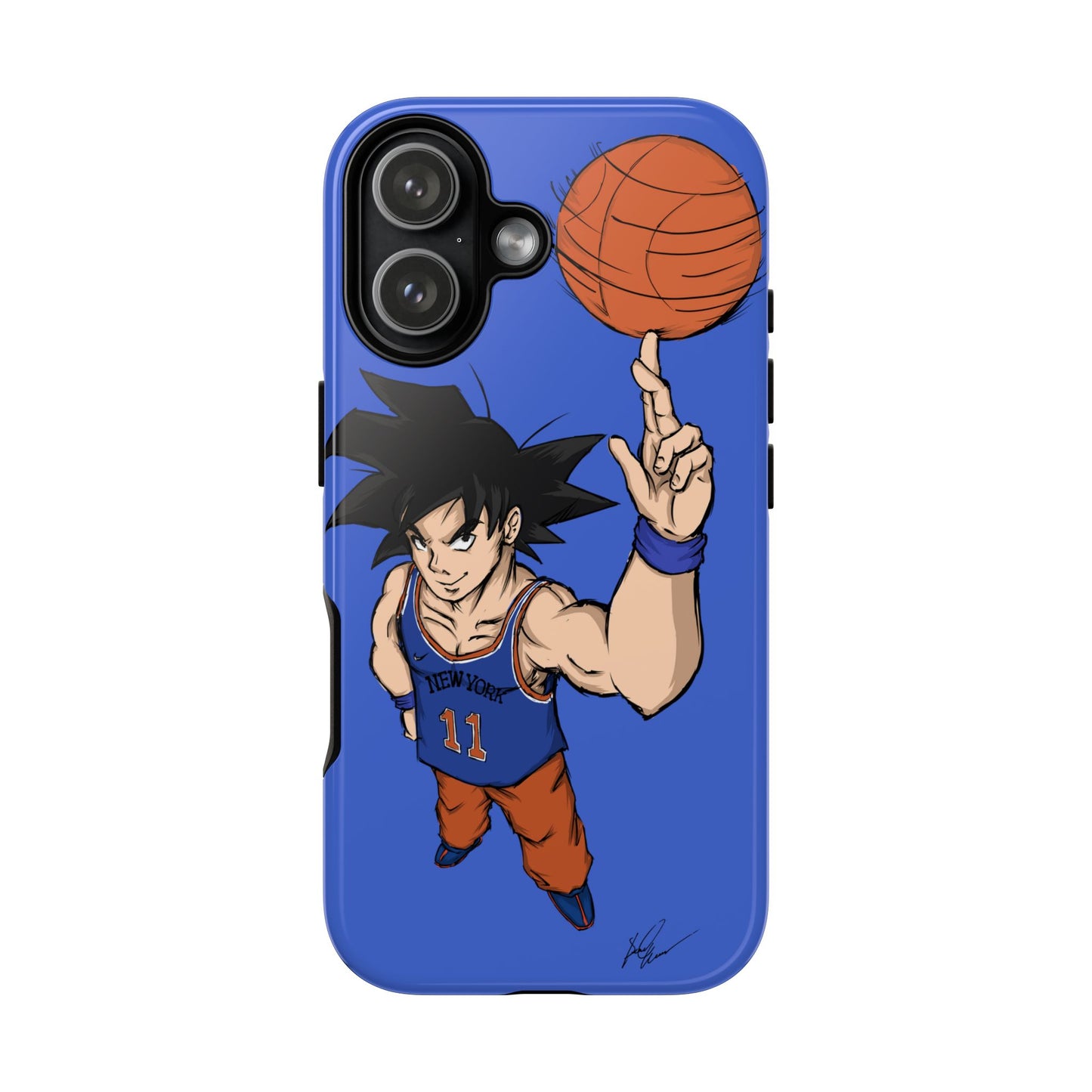Phone Case — Knicks Goku Spinning Ball
