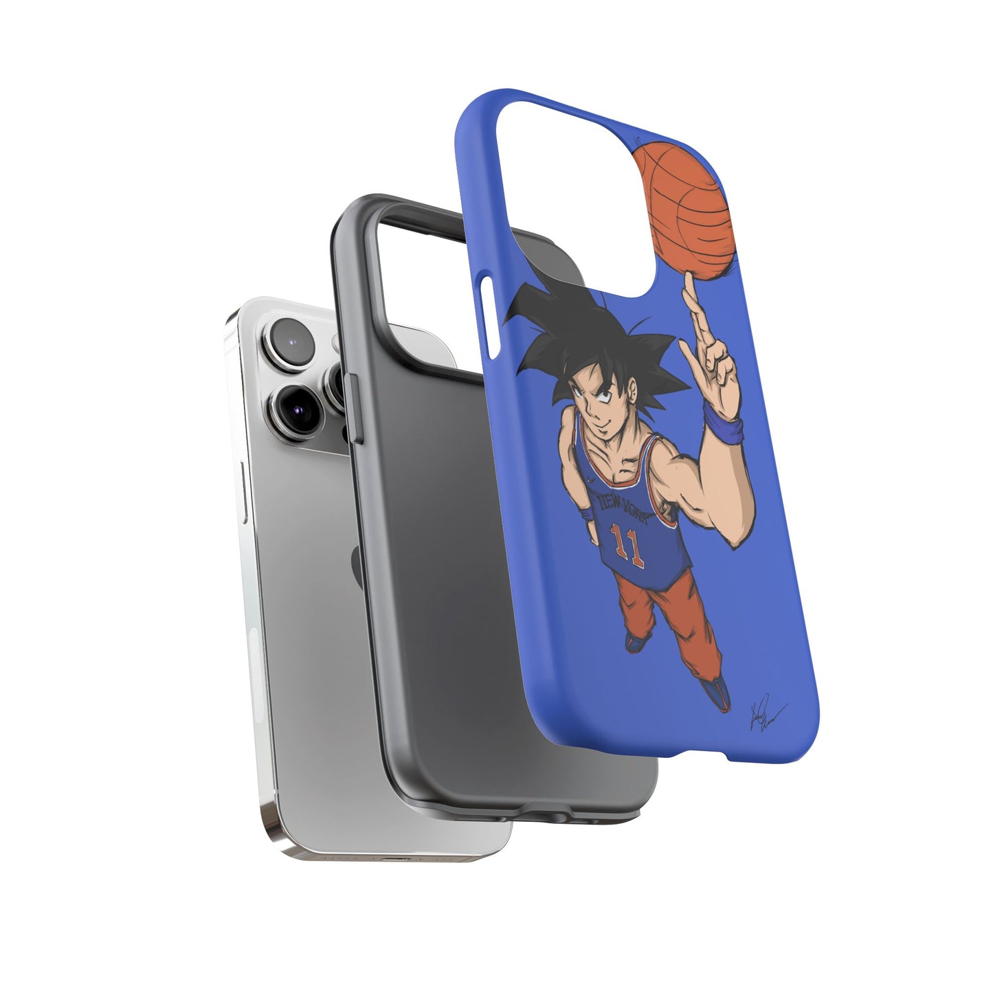 Phone Case — Knicks Goku Spinning Ball