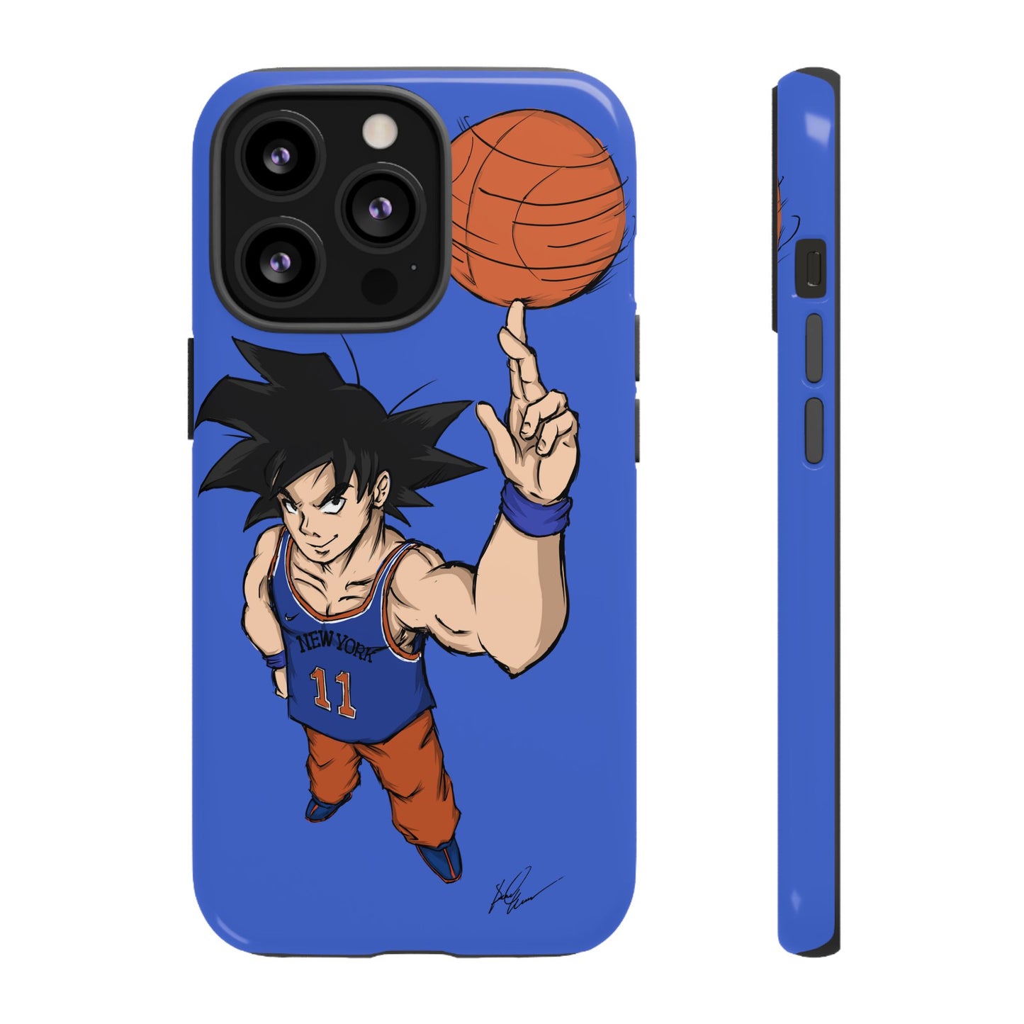 Phone Case — Knicks Goku Spinning Ball