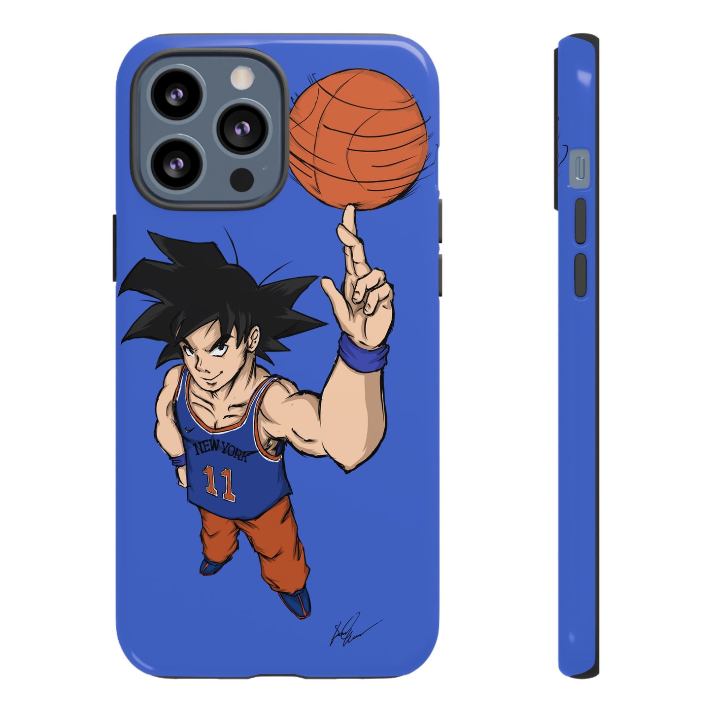 Phone Case — Knicks Goku Spinning Ball