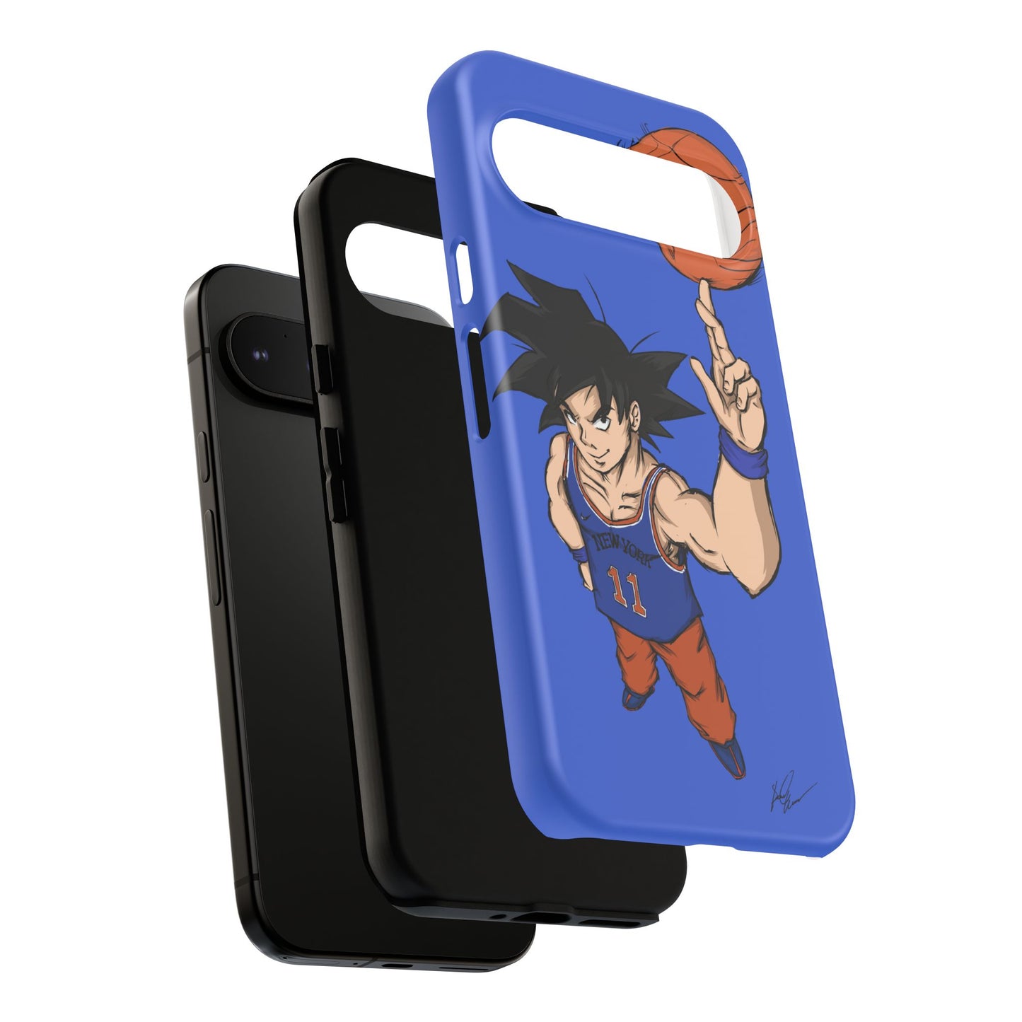 Phone Case — Knicks Goku Spinning Ball