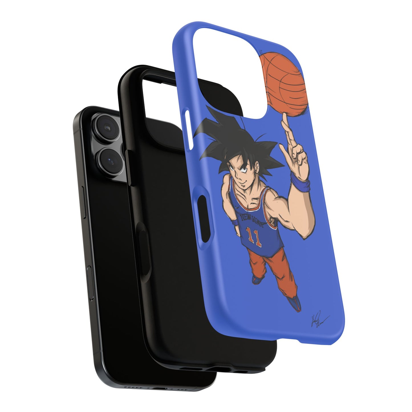 Phone Case — Knicks Goku Spinning Ball
