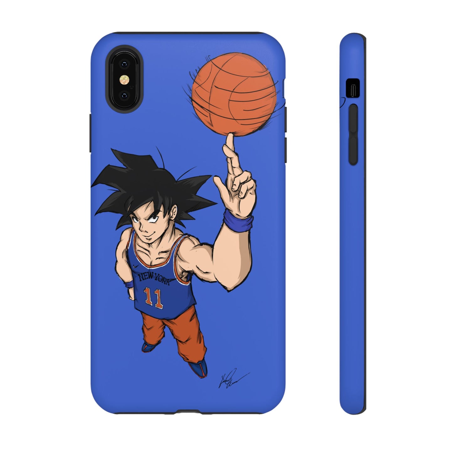 Phone Case — Knicks Goku Spinning Ball