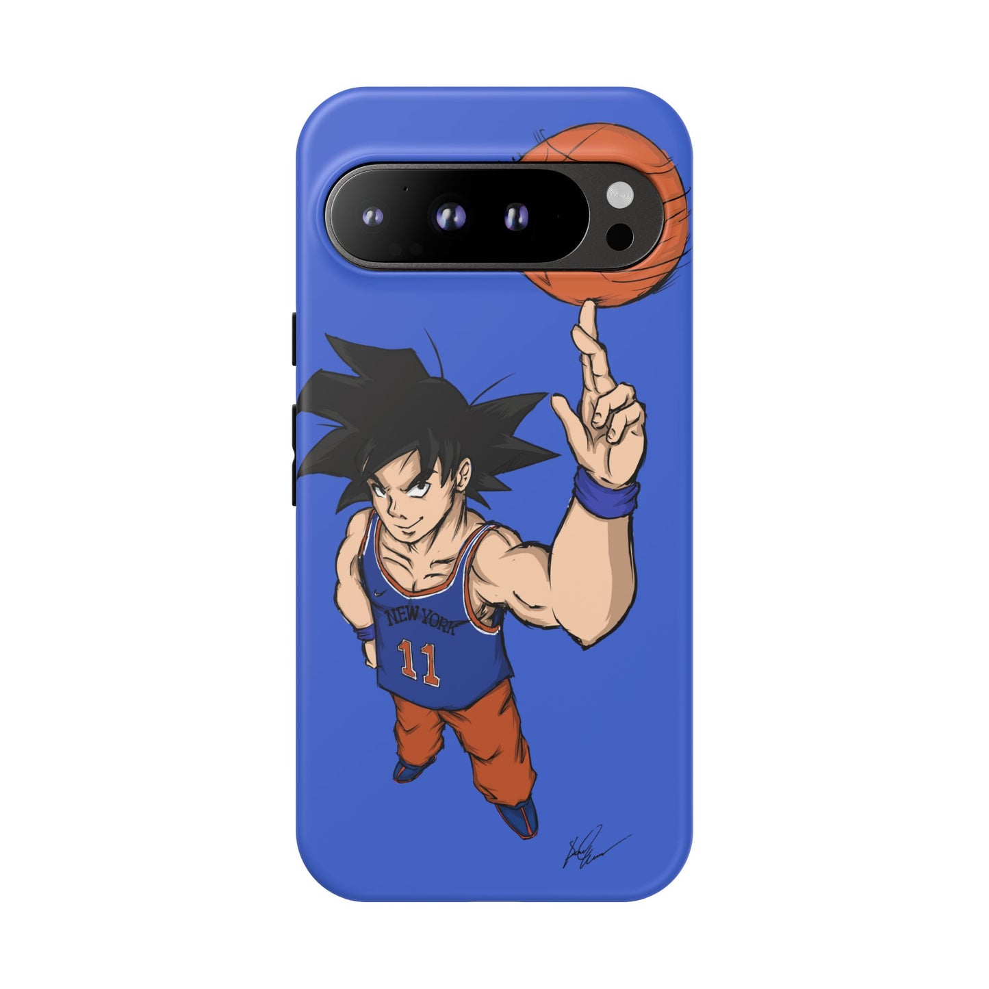 Phone Case — Knicks Goku Spinning Ball